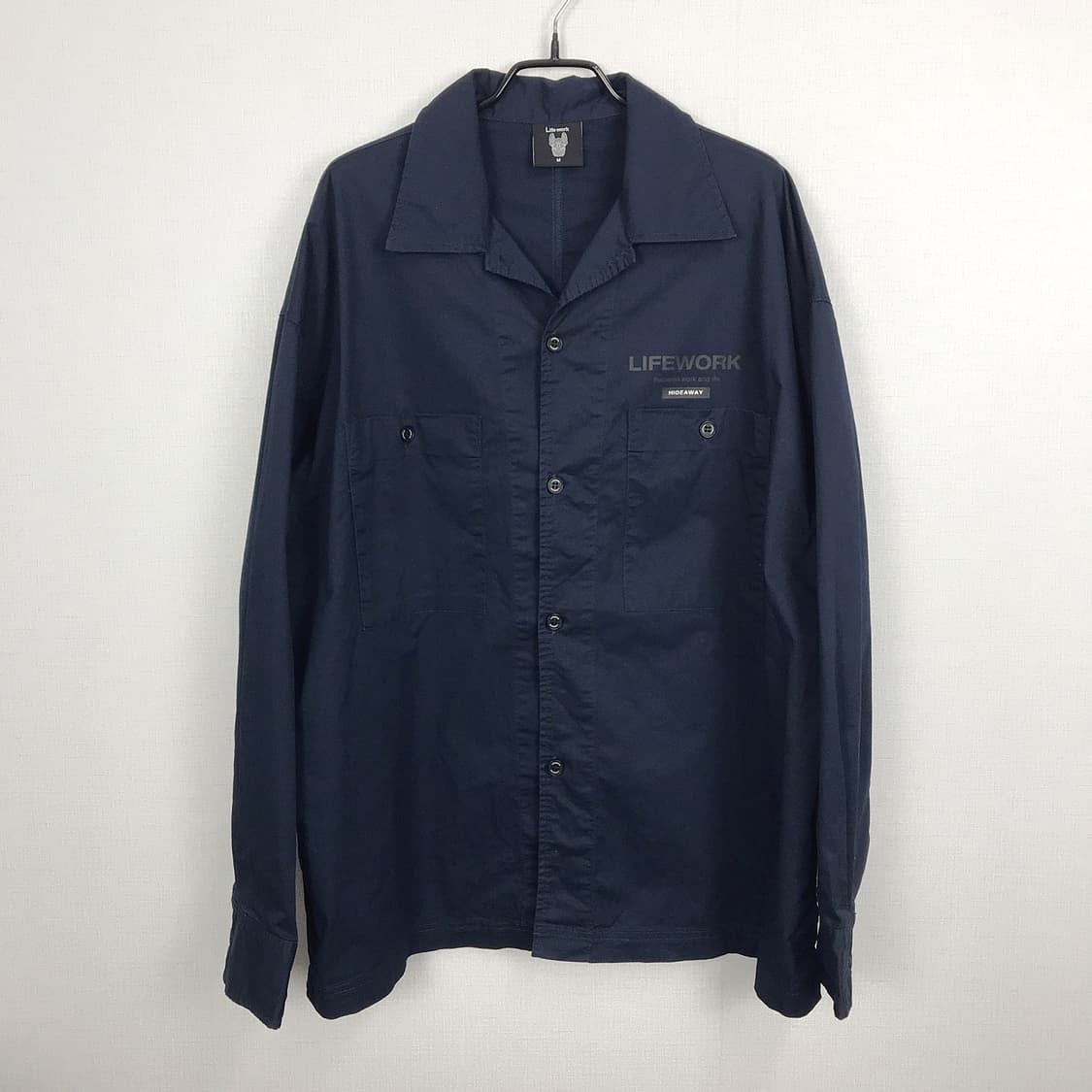 라이프워크 오버핏 셔츠 남방 남성M 상품이미지2