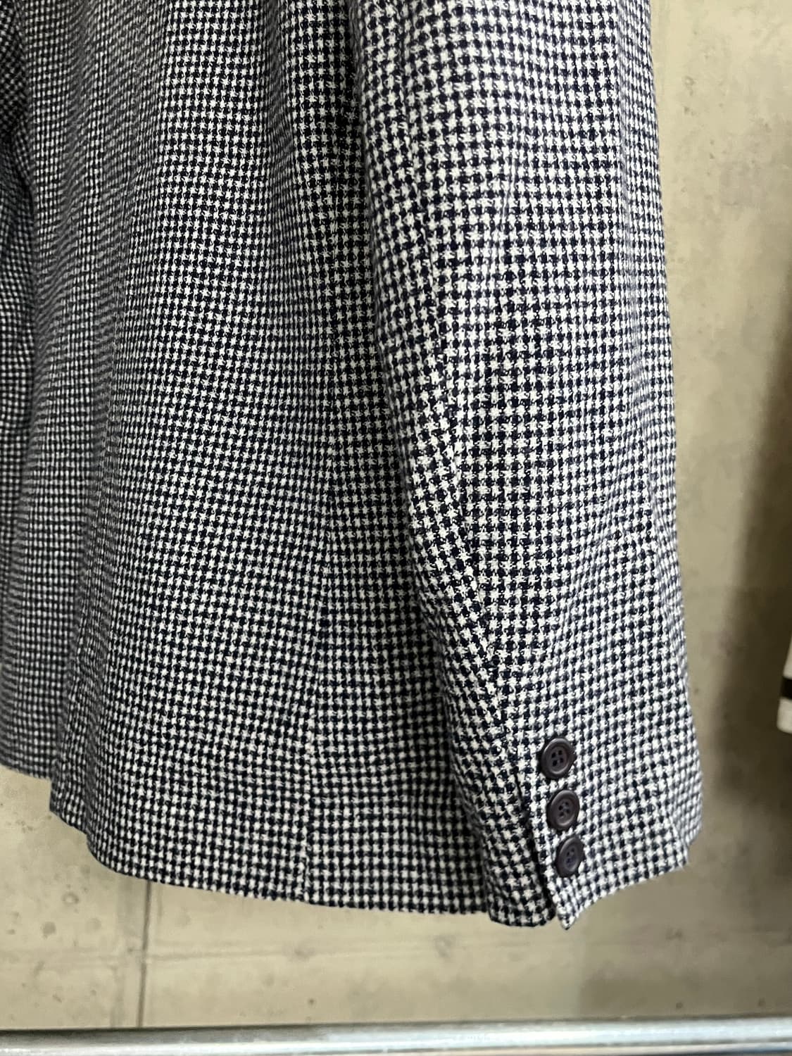 80s Pendleton Houndstooth Wool Blazer 상품이미지4