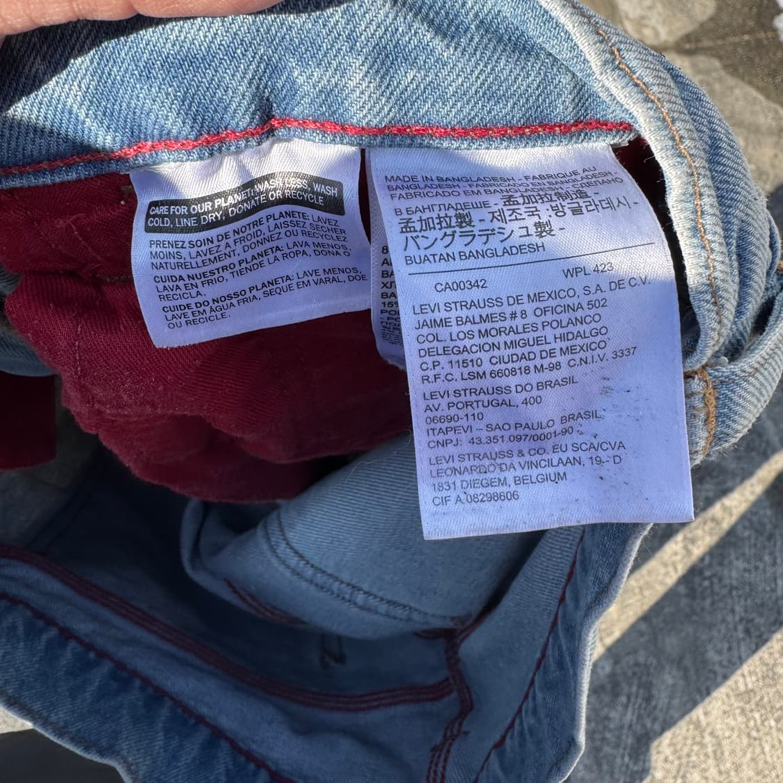 [36] Levis 리바이스 스케이트보드 카펜터 데님 팬츠 상품이미지10