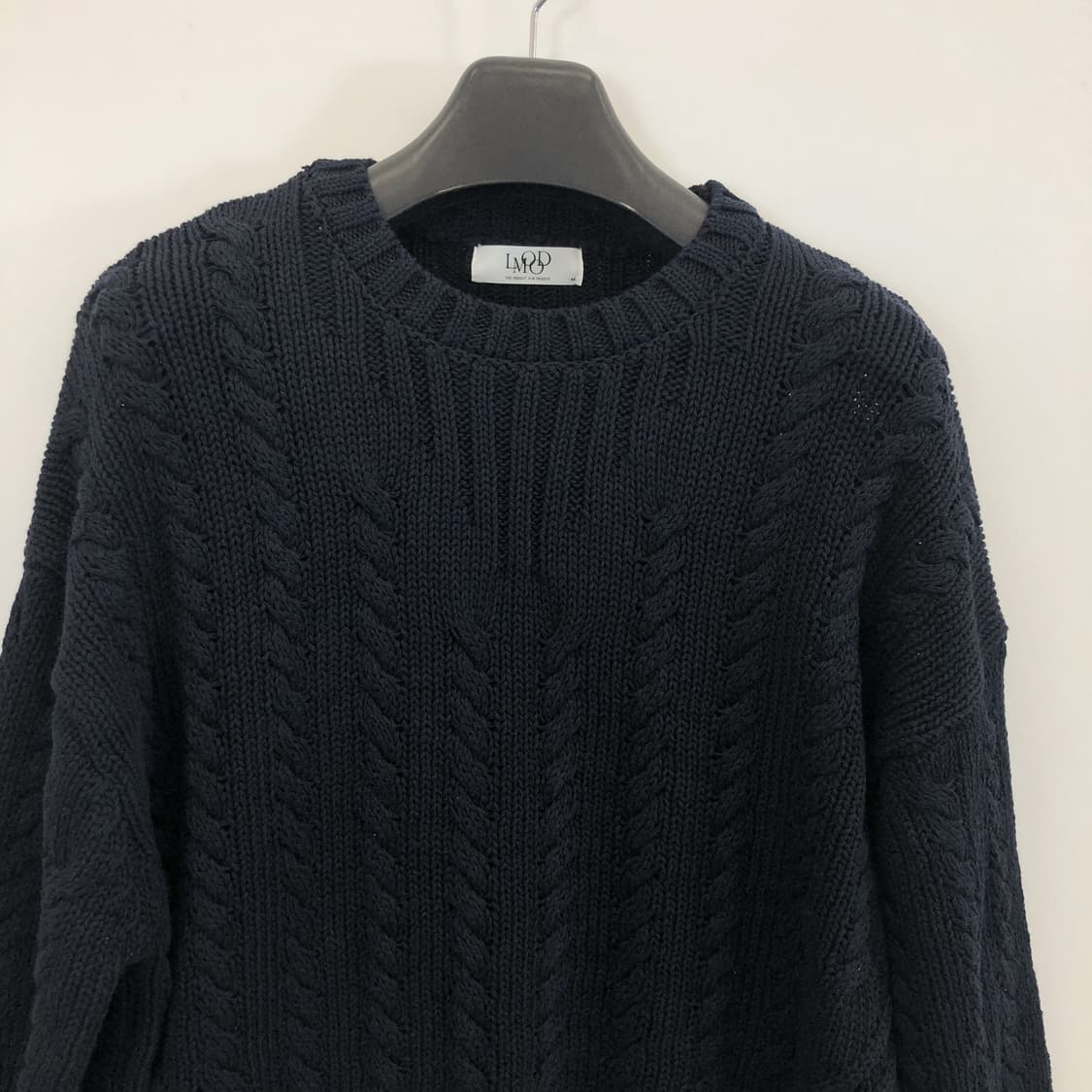 LMOOD 엘무드 피셔맨 케이블 벌키 니트 44  상품이미지2