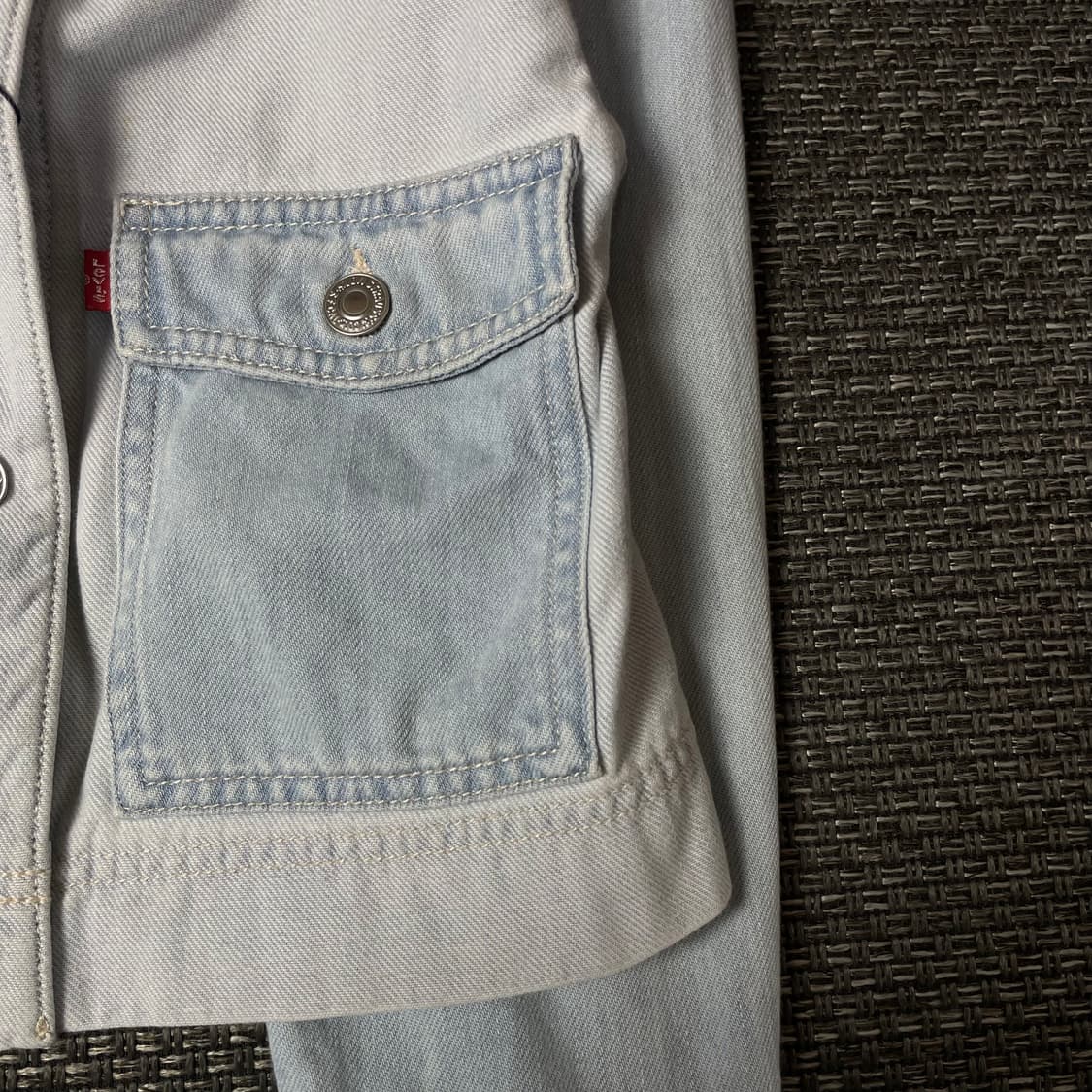 리바이스 연청 투포켓 데님 자켓 상품이미지4