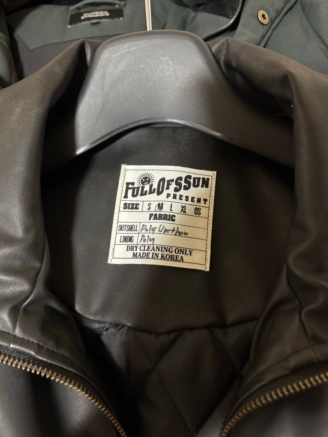 Full of ssun 풀오브썬 후드 레더 상품이미지6