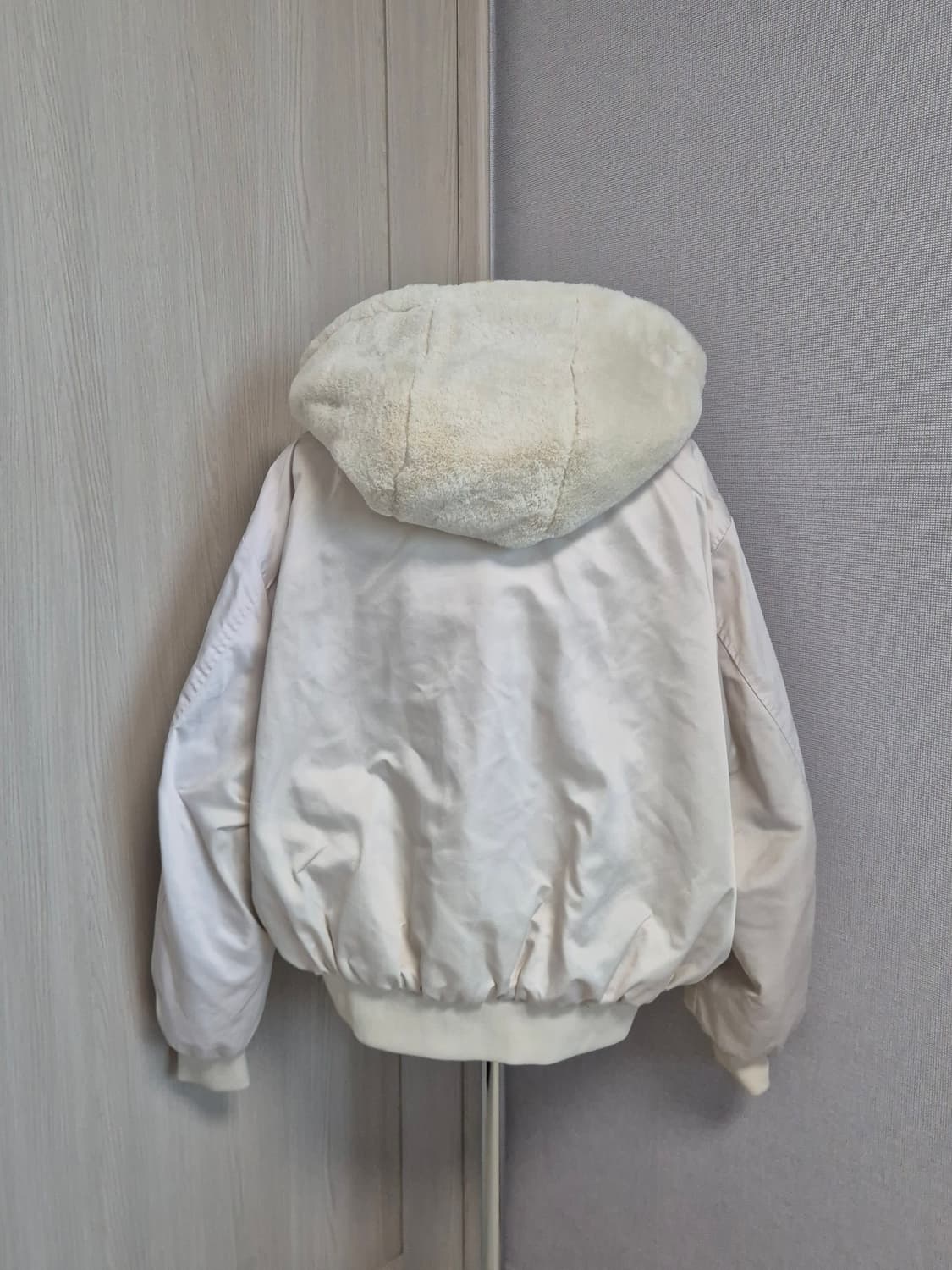 자라 리버시블 퍼 항공점퍼 상품이미지2