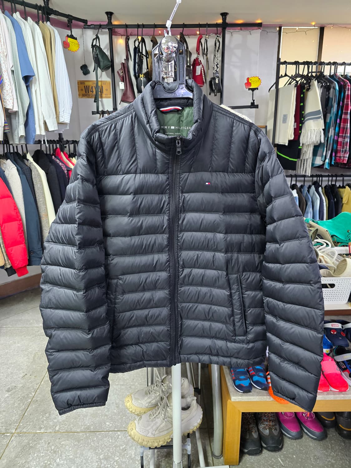 타미힐피거 블랙 패딩 점퍼 (1276) 상품이미지1