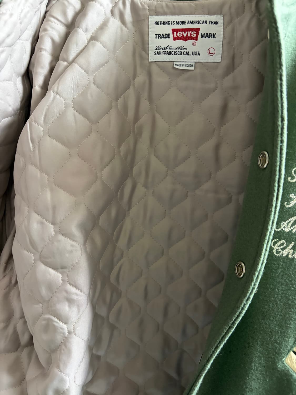 (L) 90s 리바이스 바시티 자켓 상품이미지10