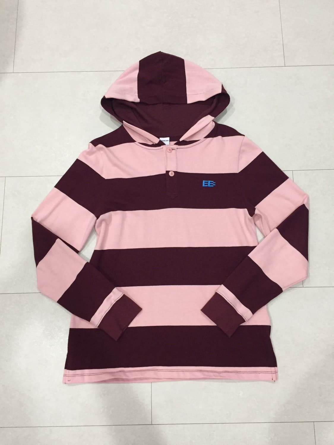 엔조블루스 enzoblues 퍼키 스트라이프 후디 롱슬리브 상품이미지5