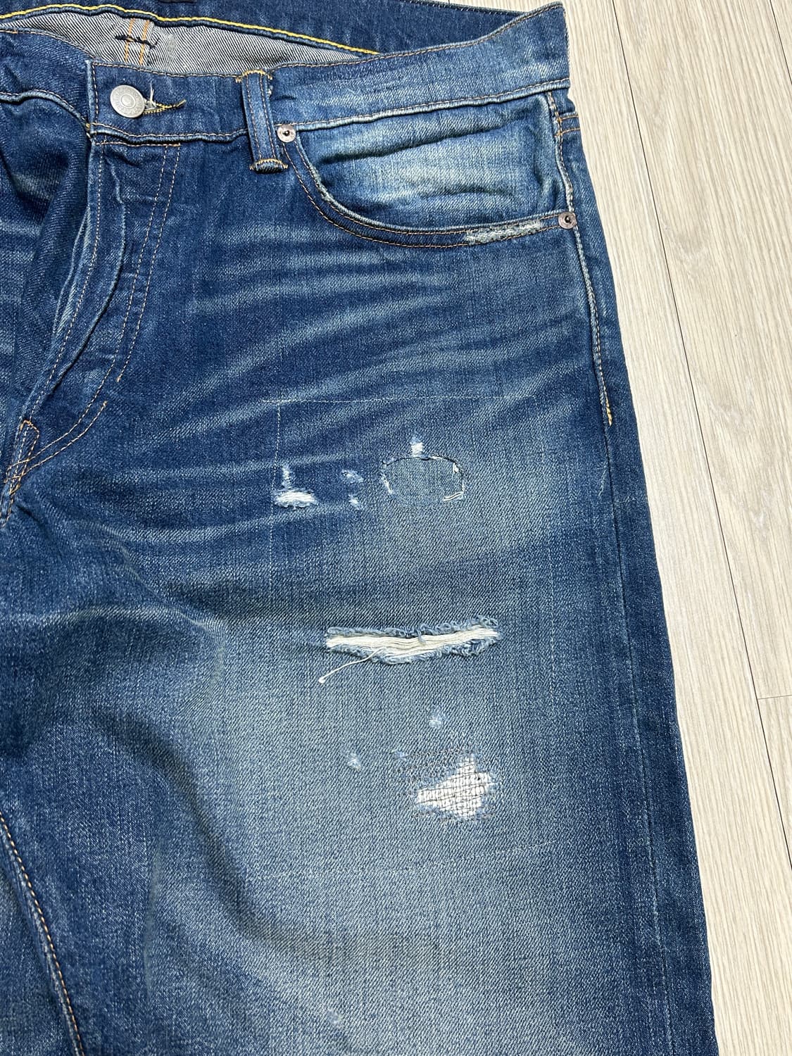 폴로 디스트로이드 워싱진 (매장 구매) 상품이미지5