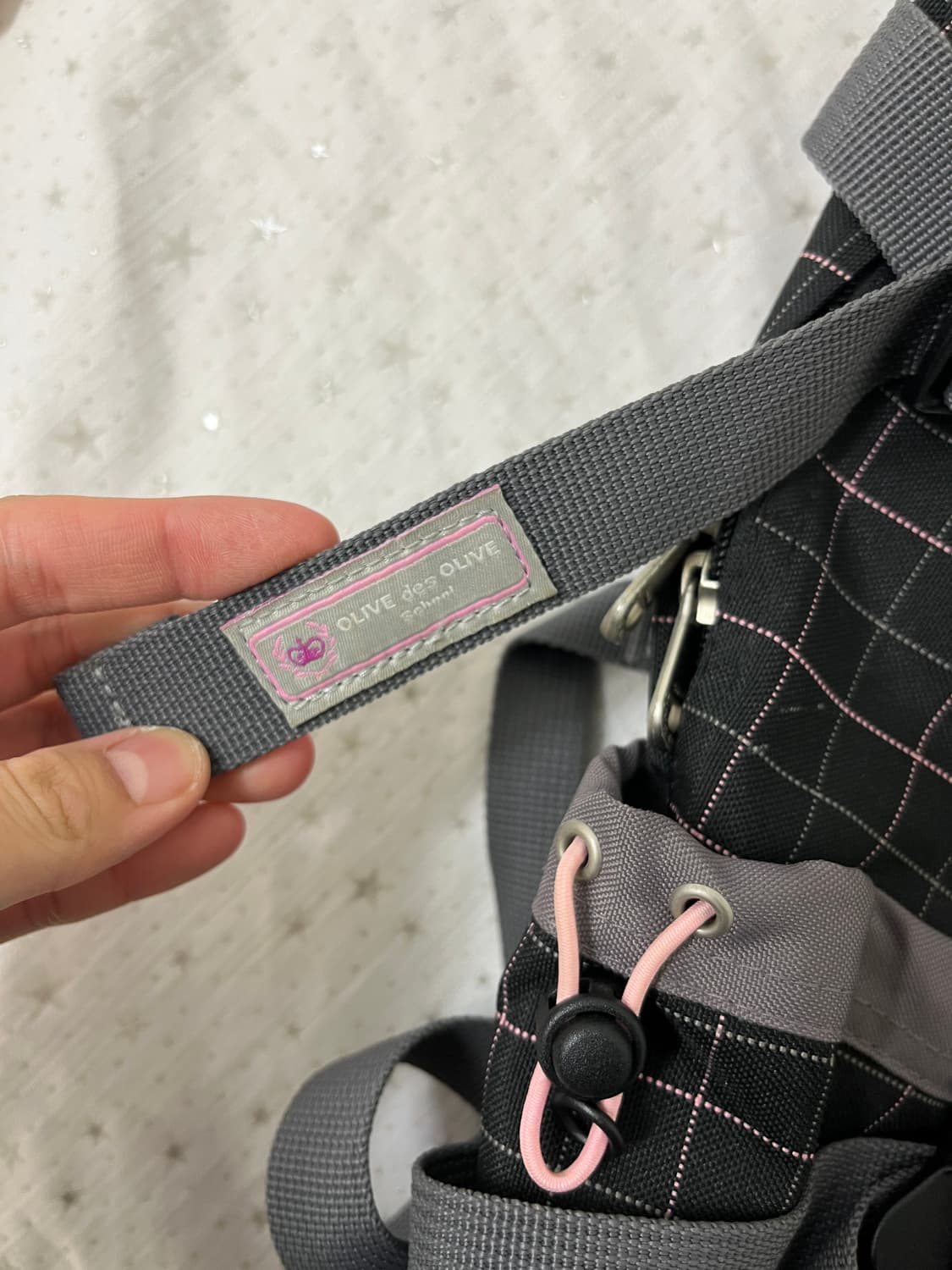 체크 백팩 🎶 상품이미지6