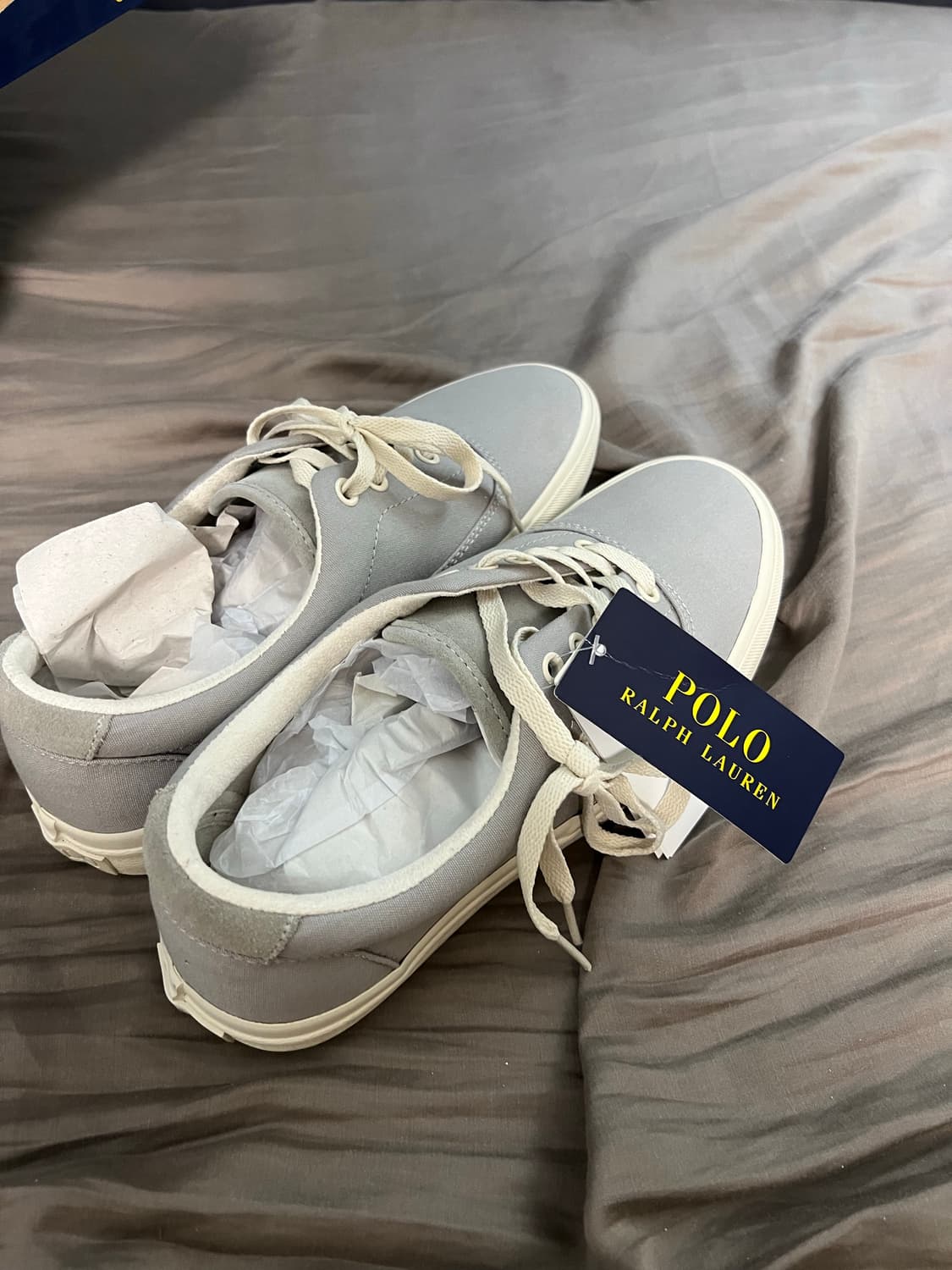 폴로 랄프로렌 키튼 스니커즈 그레이 270 새제품 상품이미지5