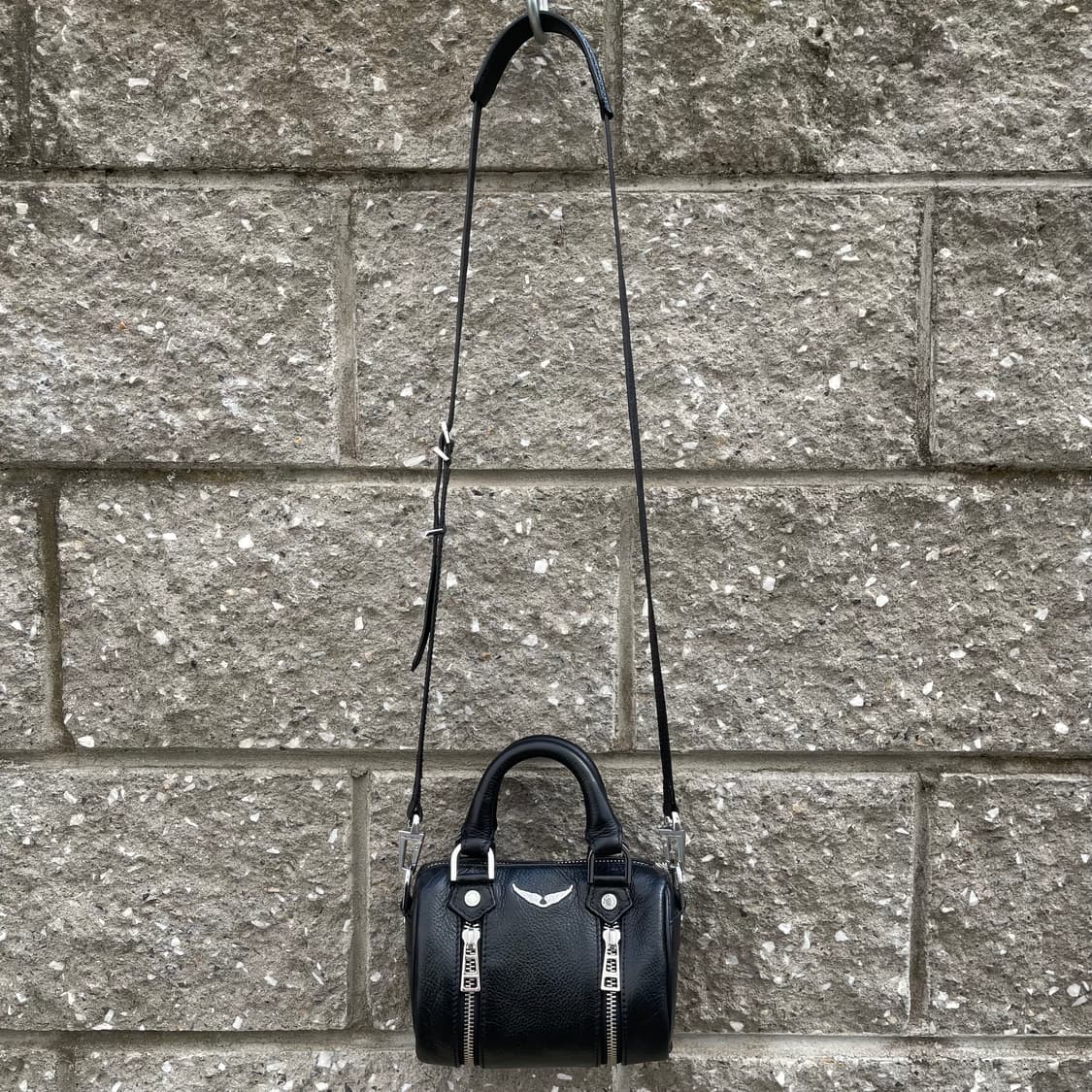 [OS] Zadig & Voltaire 블랙 레더 미니 크로스백 상품이미지5