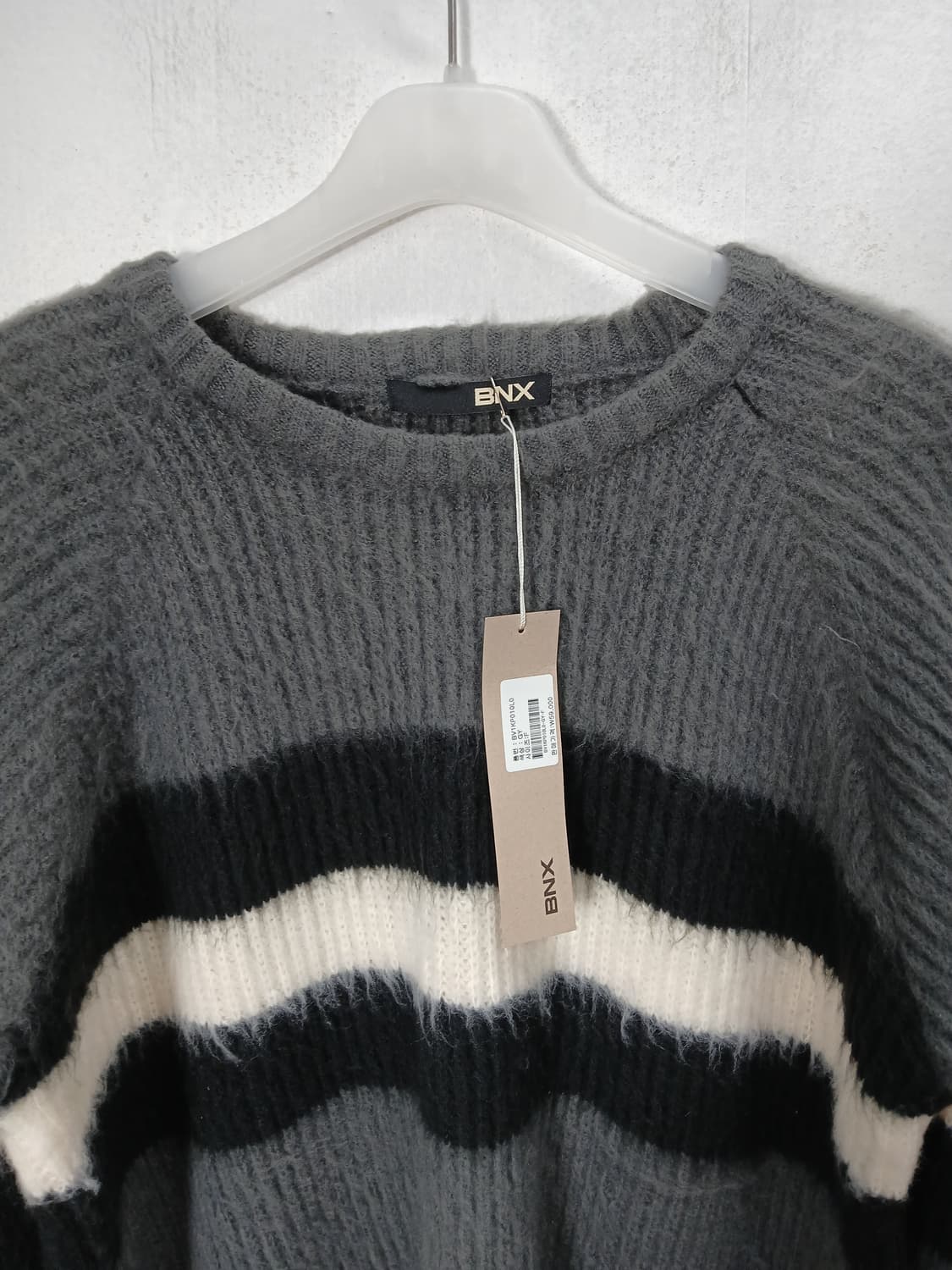 BNX 스트라이프 따뜻한 니트 88-99 새제품 상품이미지3