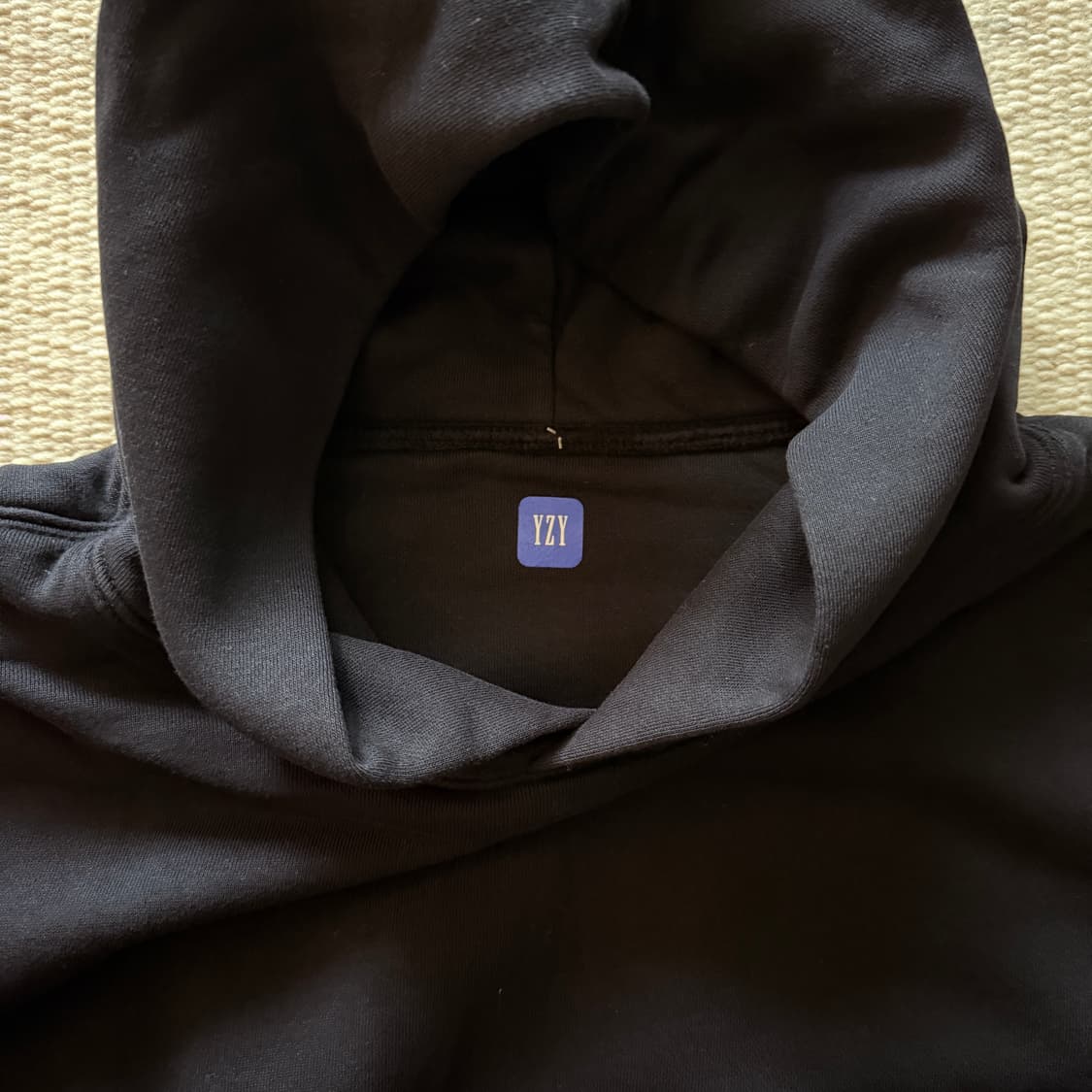 Yzy gap 퍼펙트 후드(블랙) 상품이미지3
