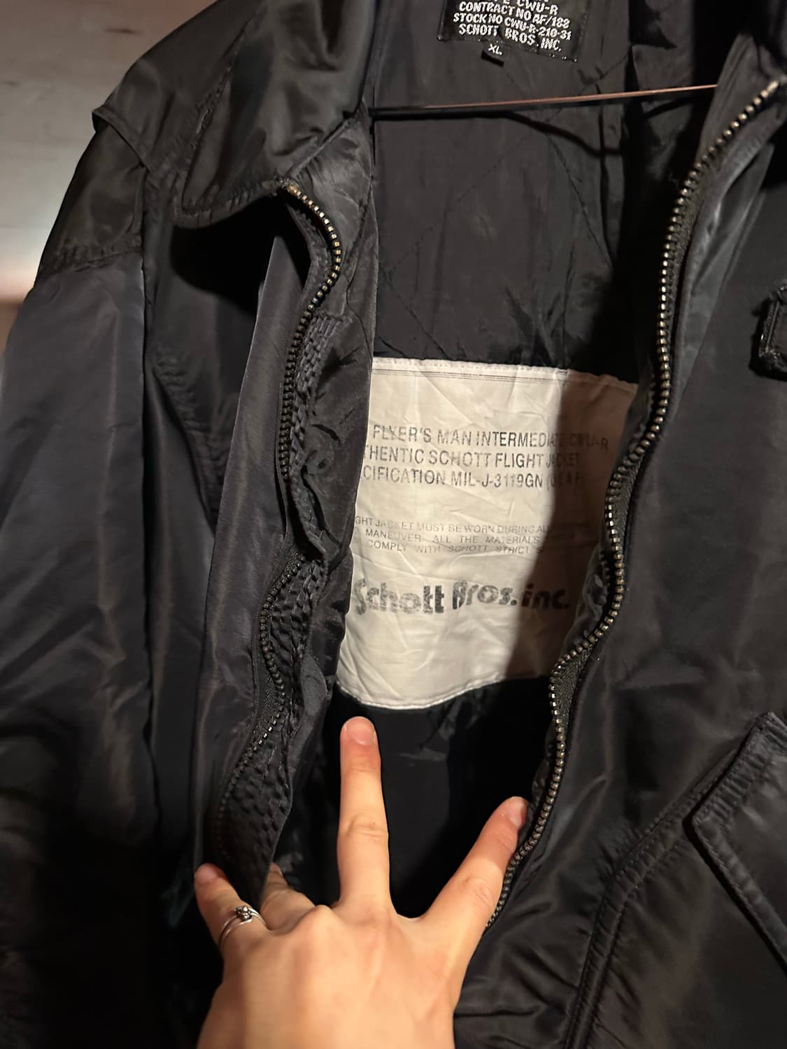 SCHOTT n.y.c 3461 boomber JK 상품이미지5