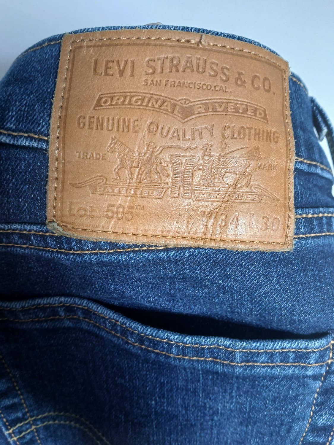 리바이스 505 데님 팬츠 상품이미지2