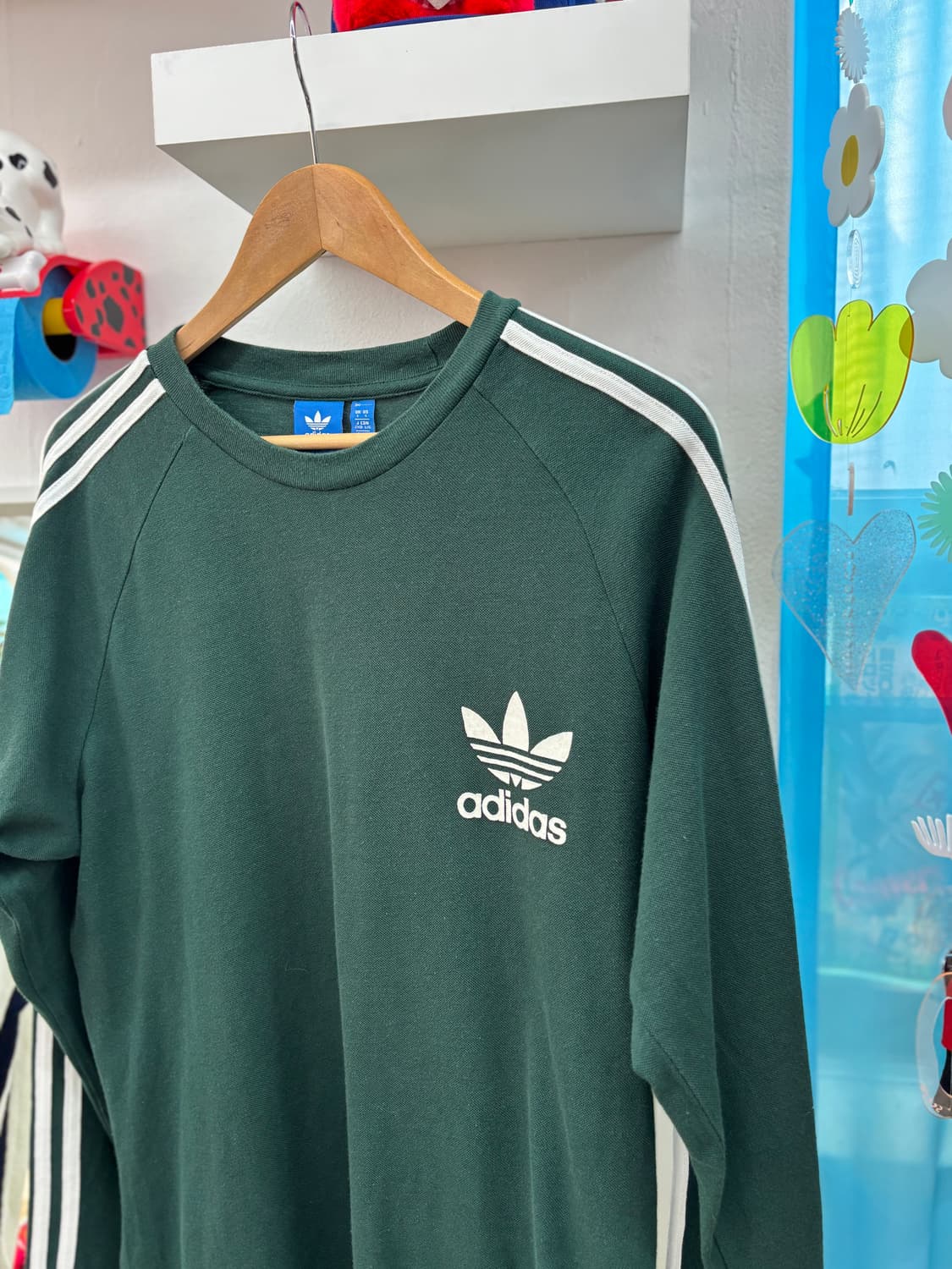 Vintage Adidas Deep Green Top 상품이미지2