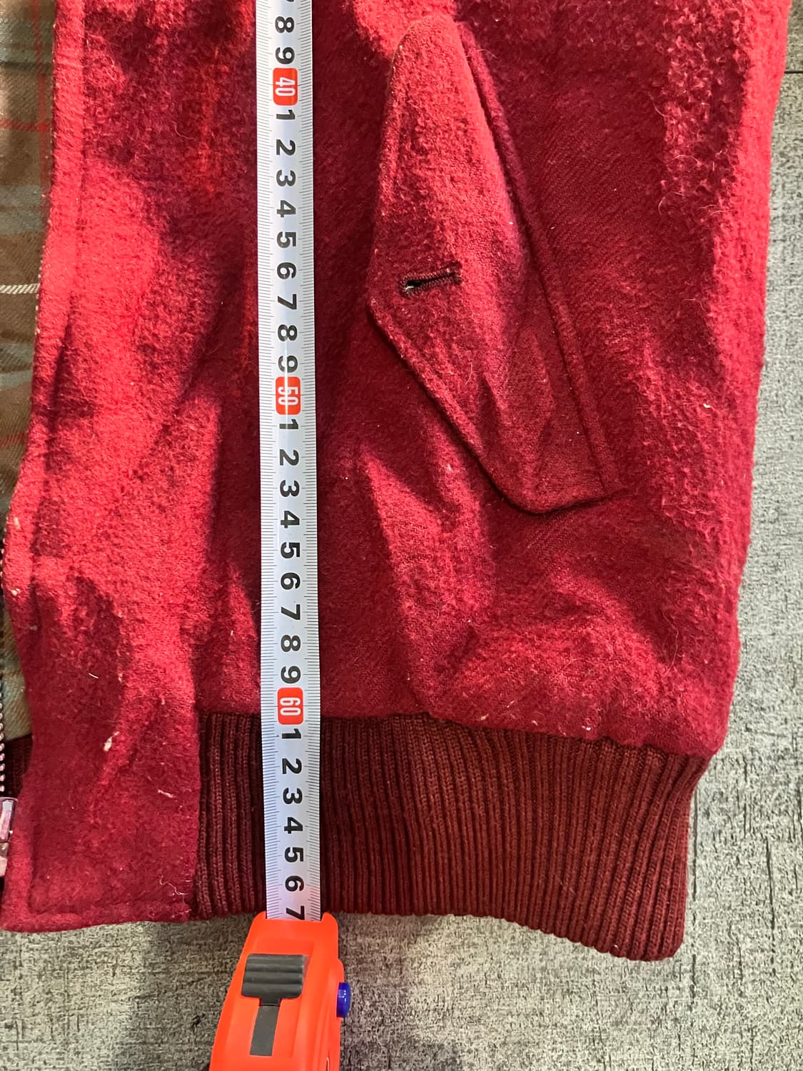 일본빈티지 Sharpman 올드스쿨아메카지 헤리티지 아방핏 봄버자켓 레드 상품이미지4