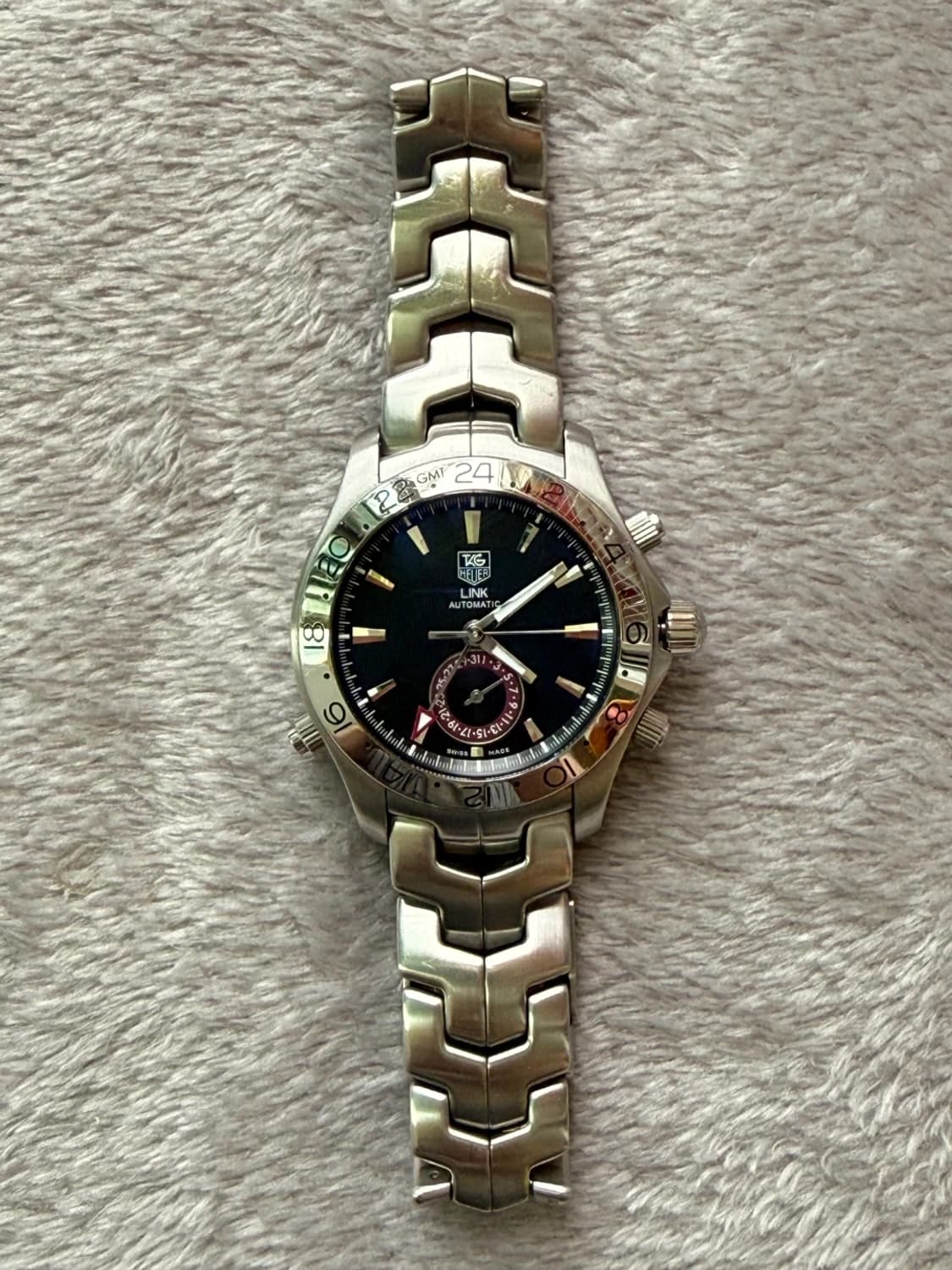 태그호이어 링크 GMT 오토매틱 시계 상품이미지5