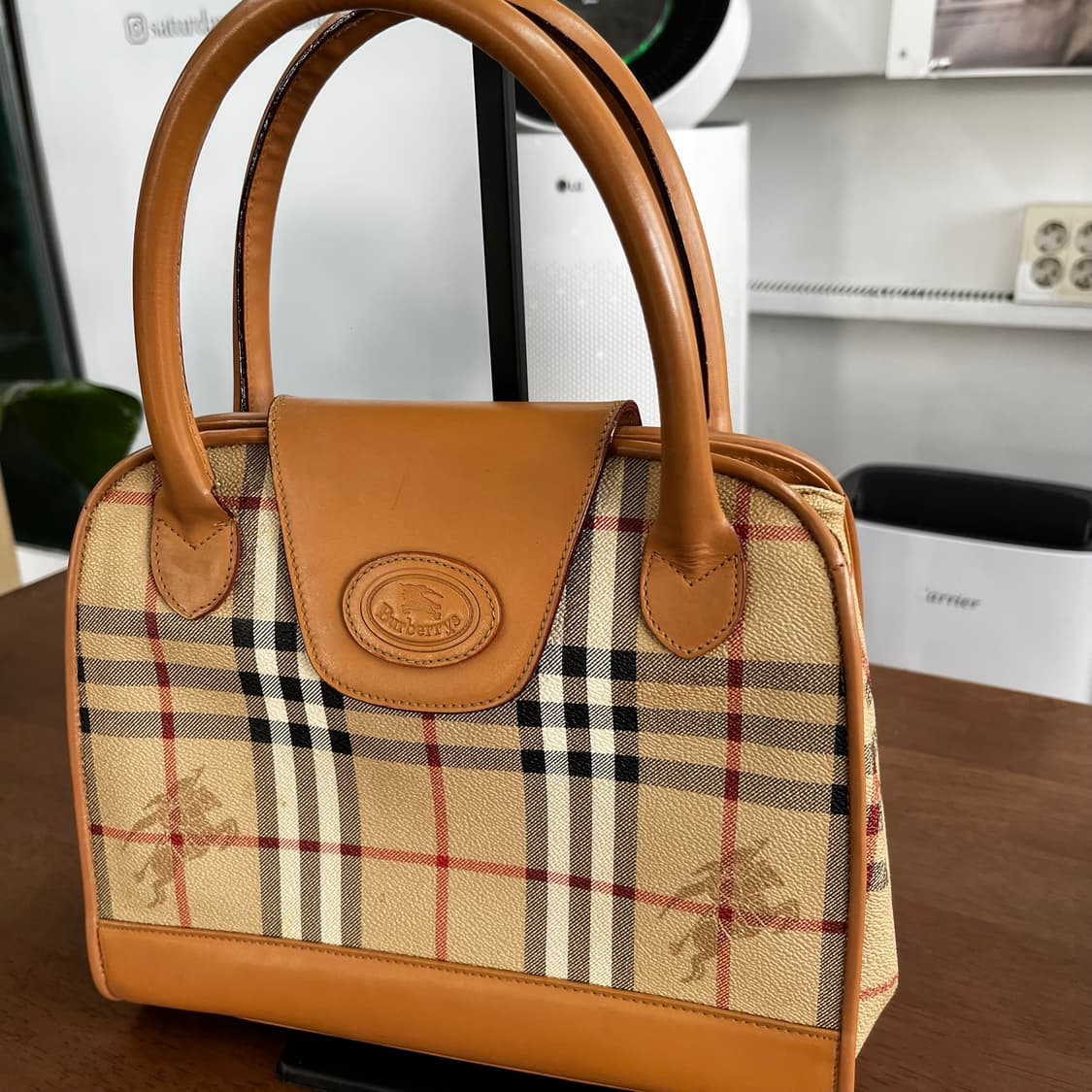 올드 버버리 노바체크 토트백 상품이미지2