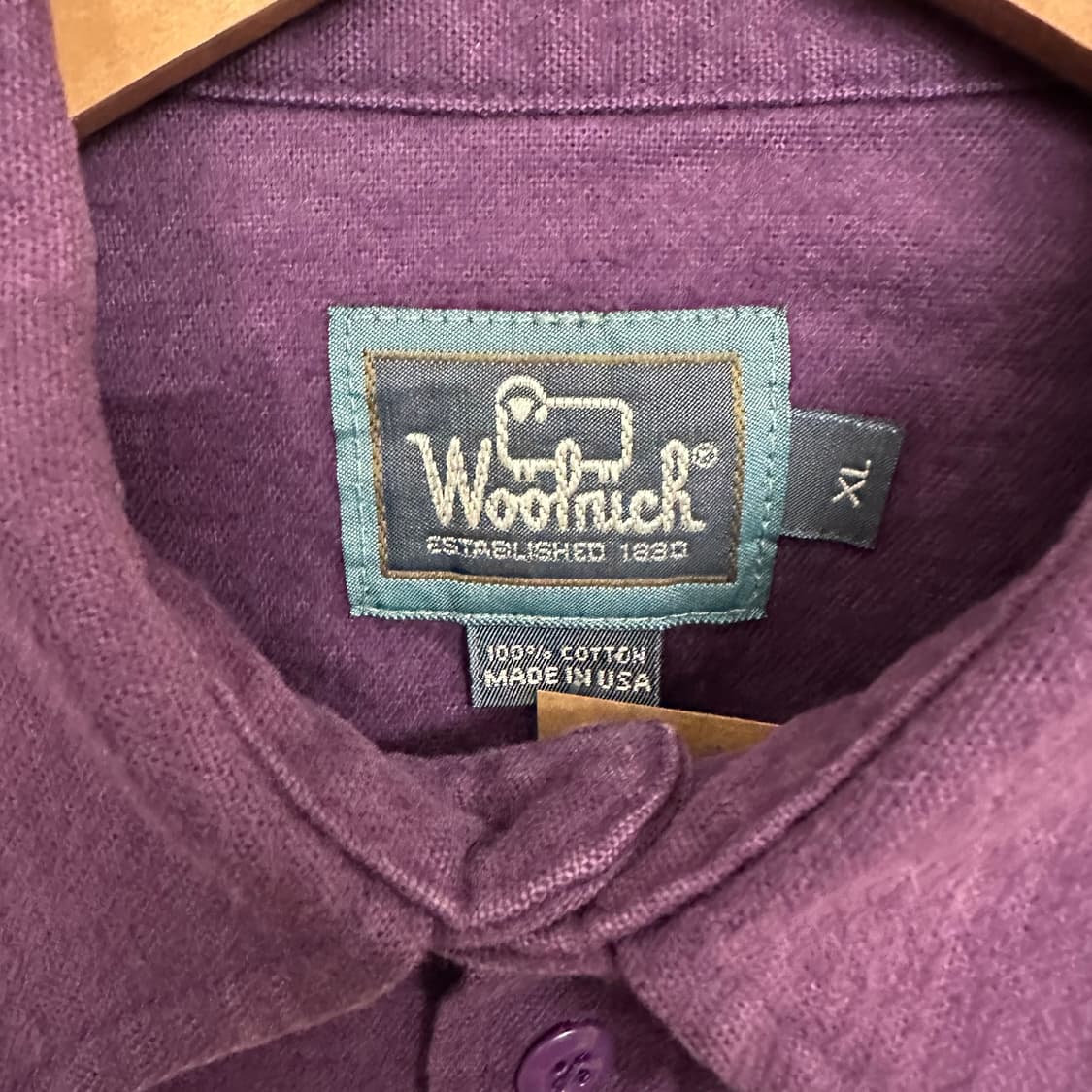 80’s 울리치 헤비울 플란넬 셔츠 상품이미지4