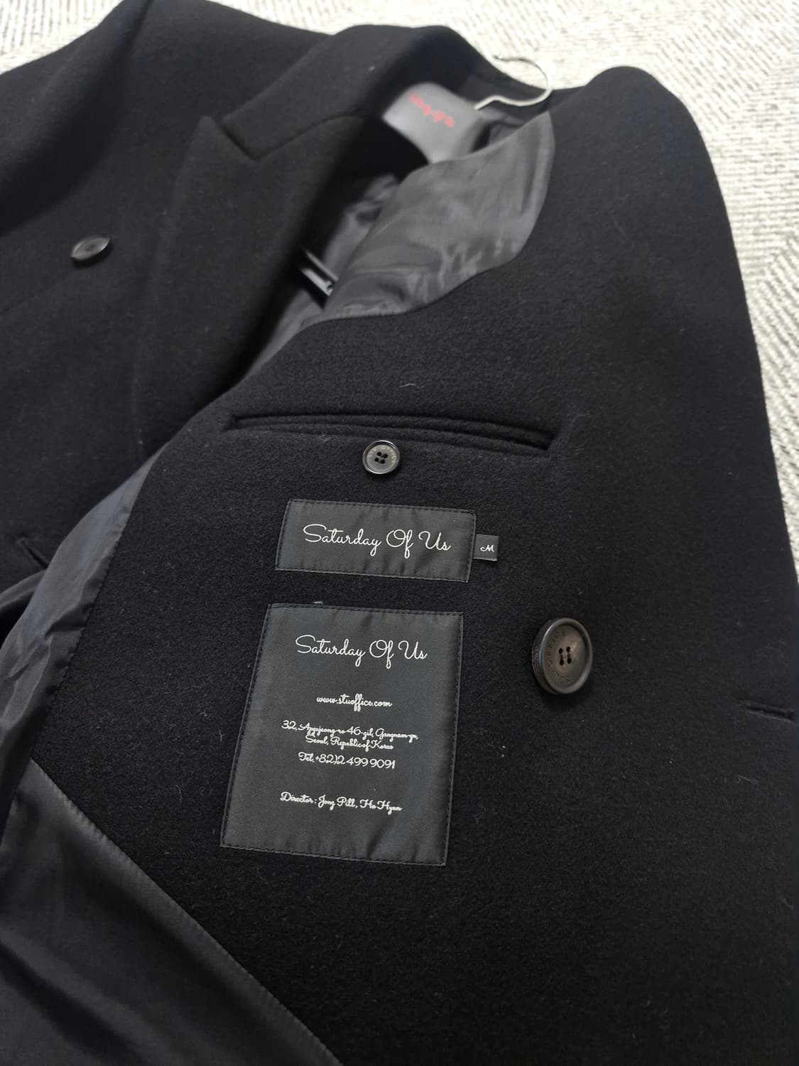 (민트급) STU 21FW 패치 코트M 상품이미지3