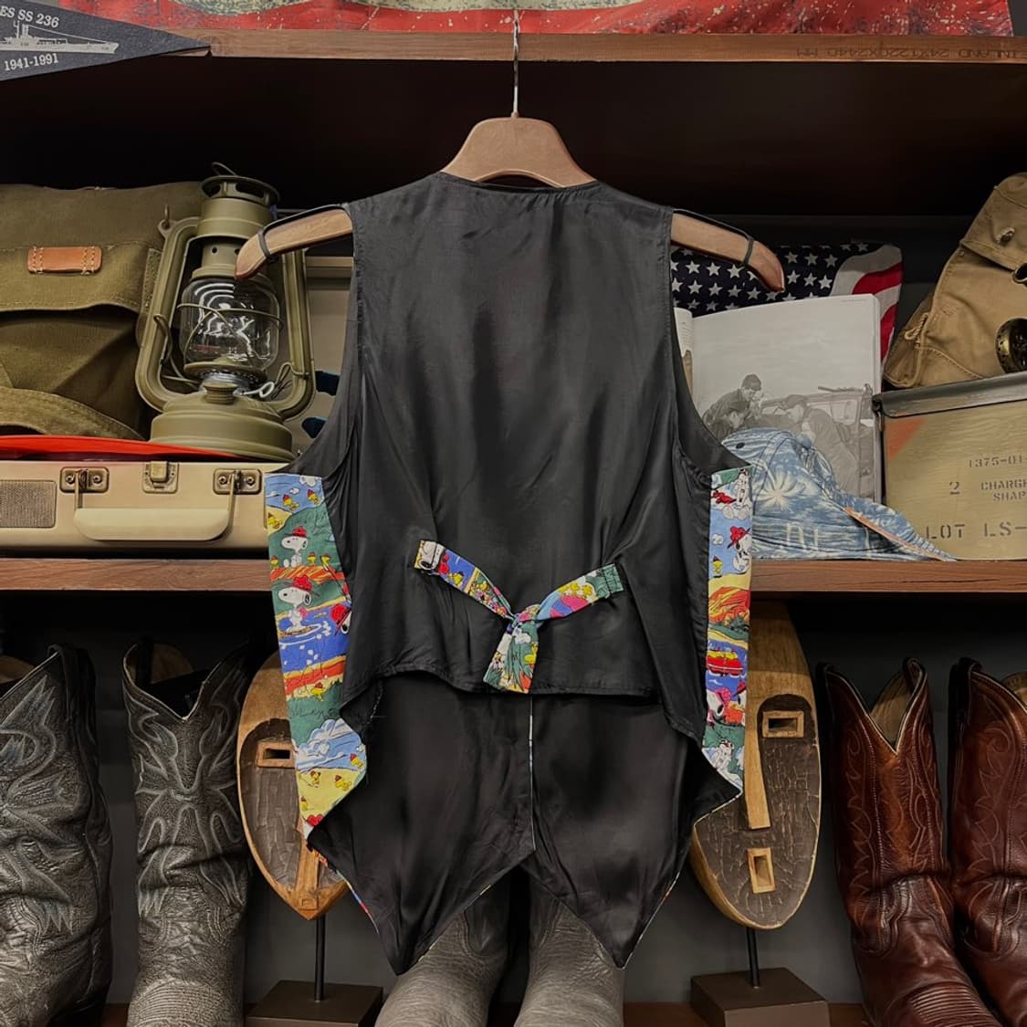 90s 111Main 스누피 프린팅 클래식 베스트 N000 상품이미지2