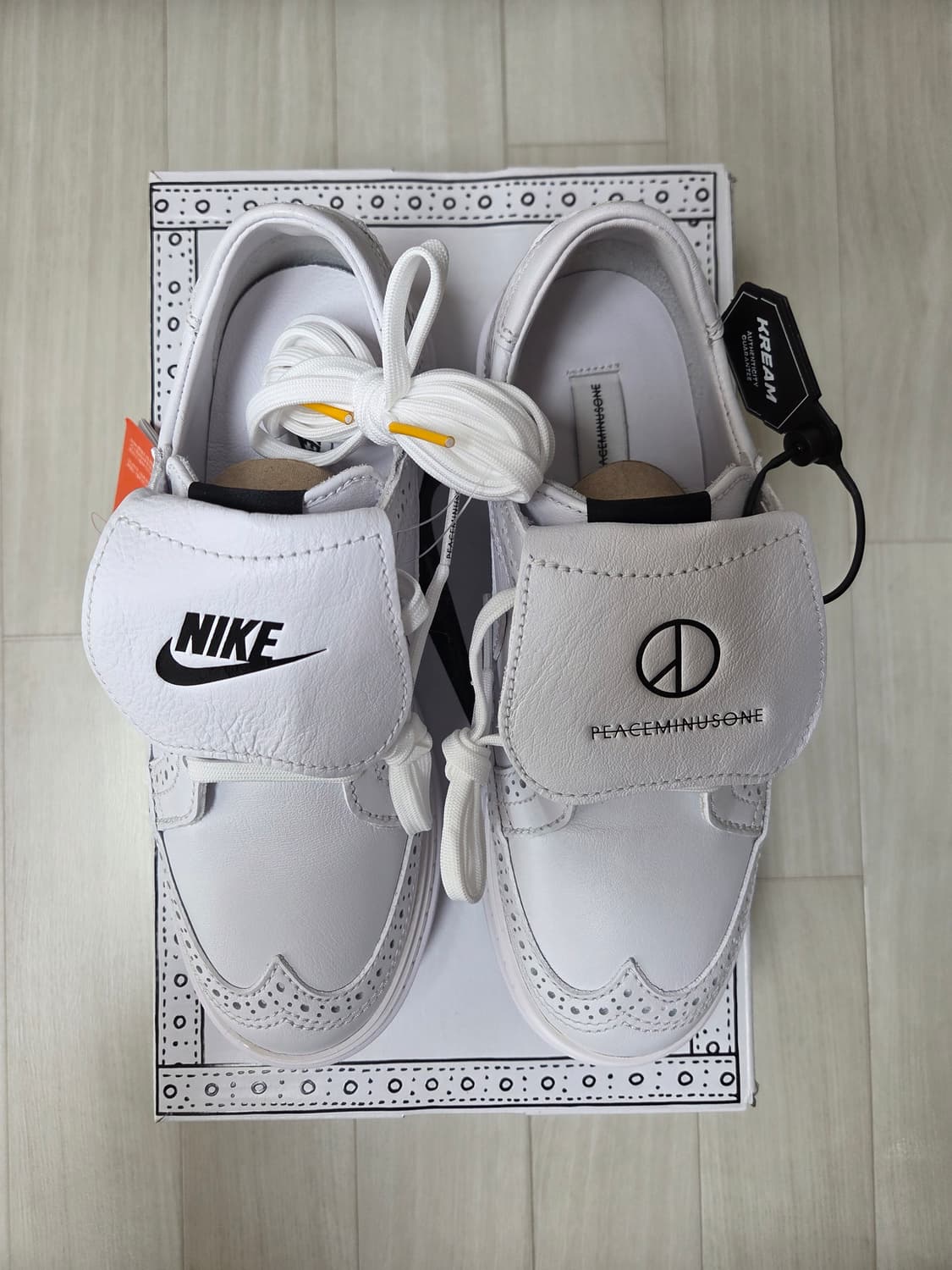 나이키 x 피스마이너스원 퀀도1 화이트 [230, 새상품] 상품이미지3