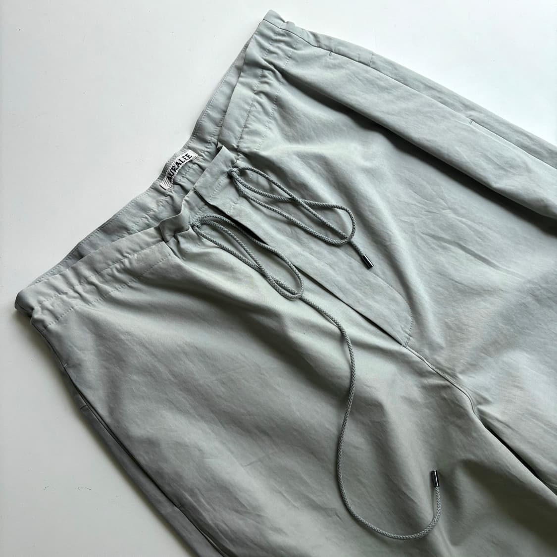 오라리 코튼 릴렉스 와이드 팬츠 상품이미지3