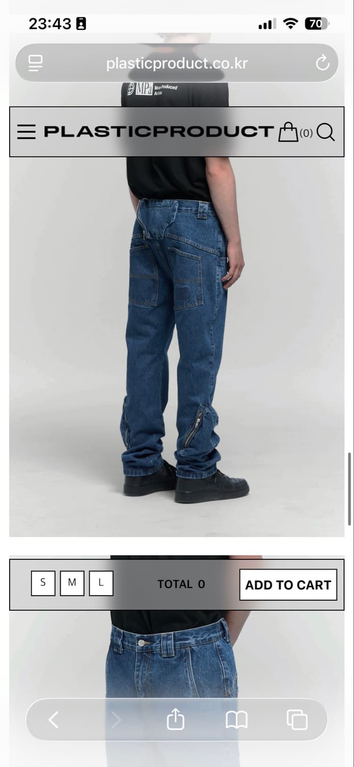 MPa ANKLE CARGO PANTS (BLUE) 상품이미지3