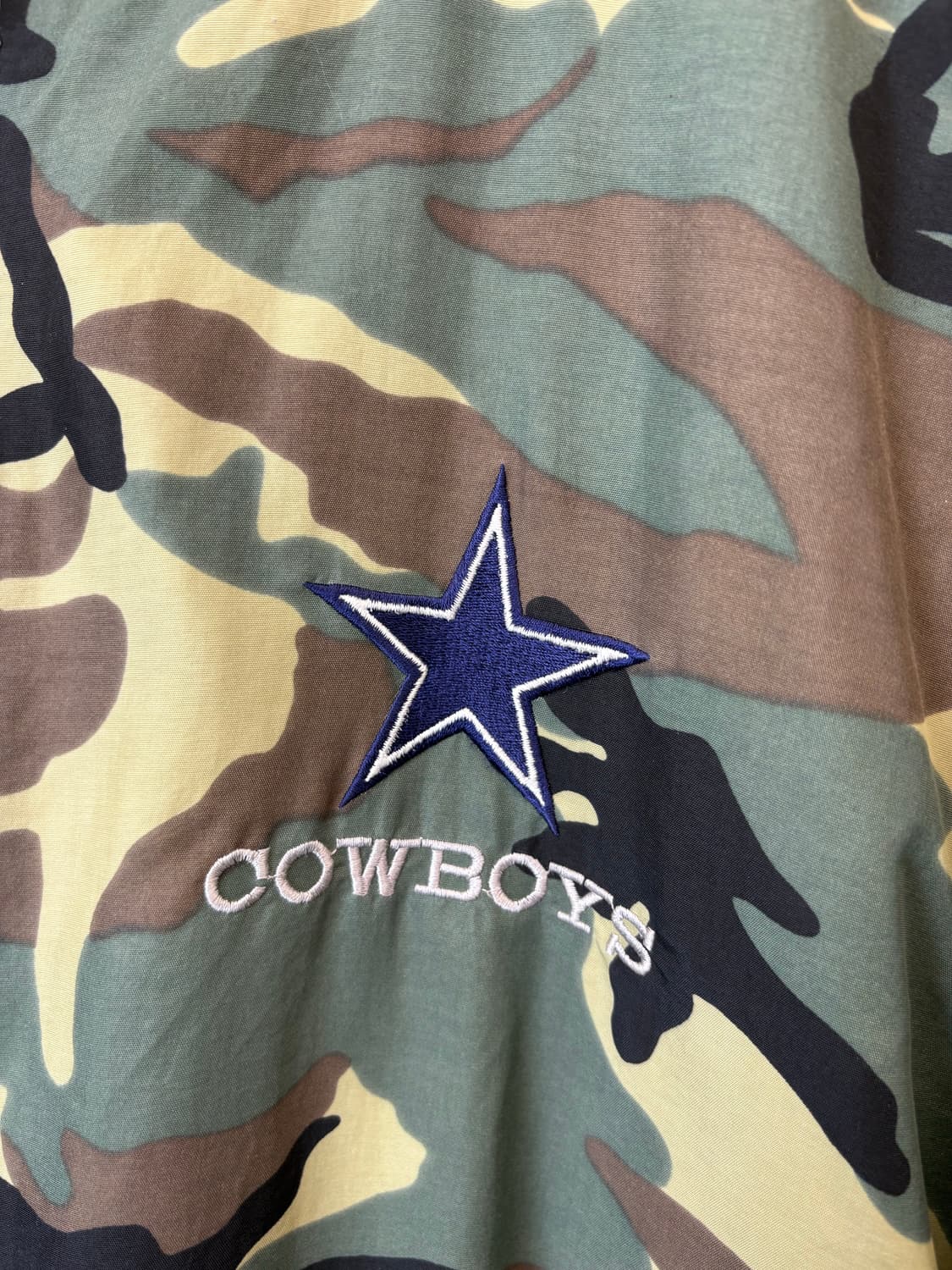 NFL 엔에프엘 빈티지 댈러스 카우보이 카모 자켓 상품이미지7