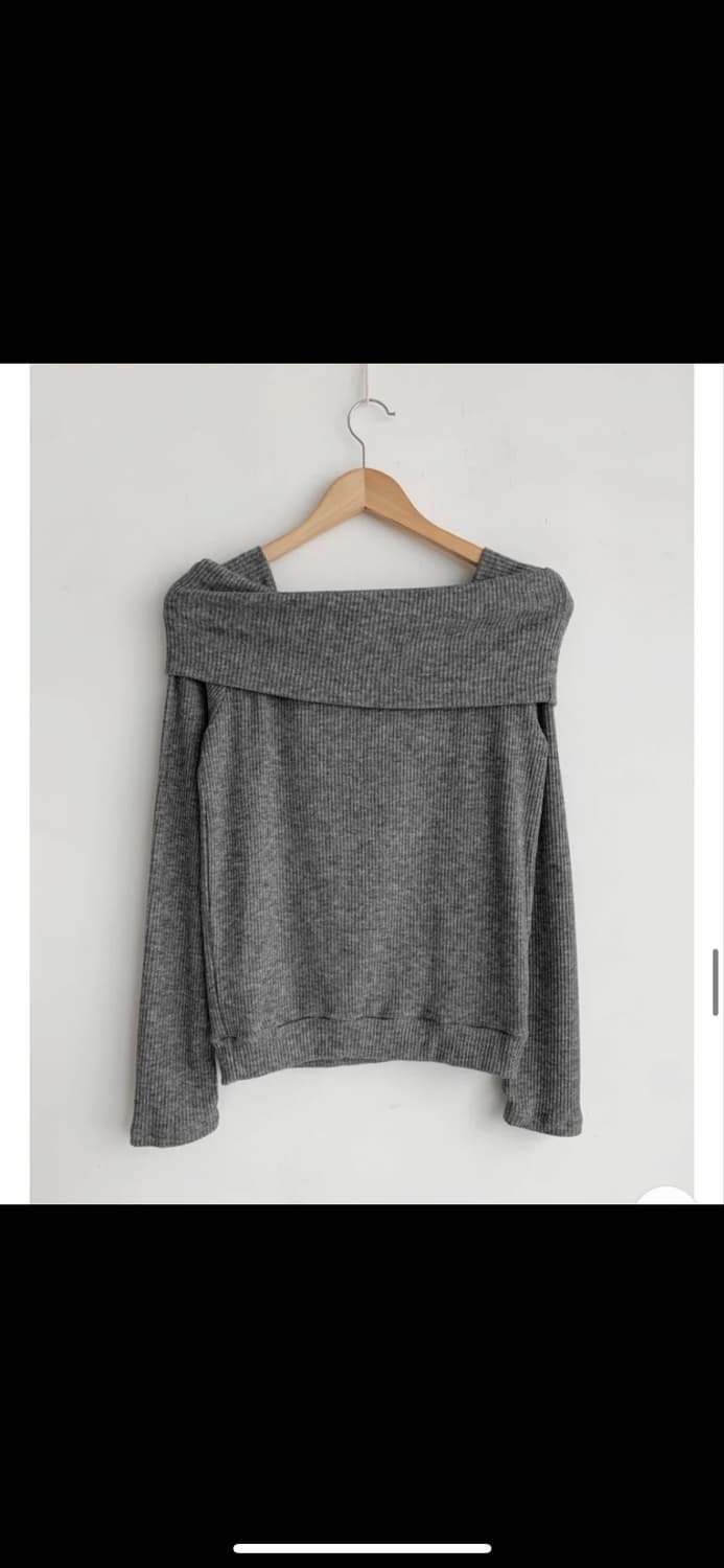 새상품 오프숄더 니트 티셔츠 상품이미지7