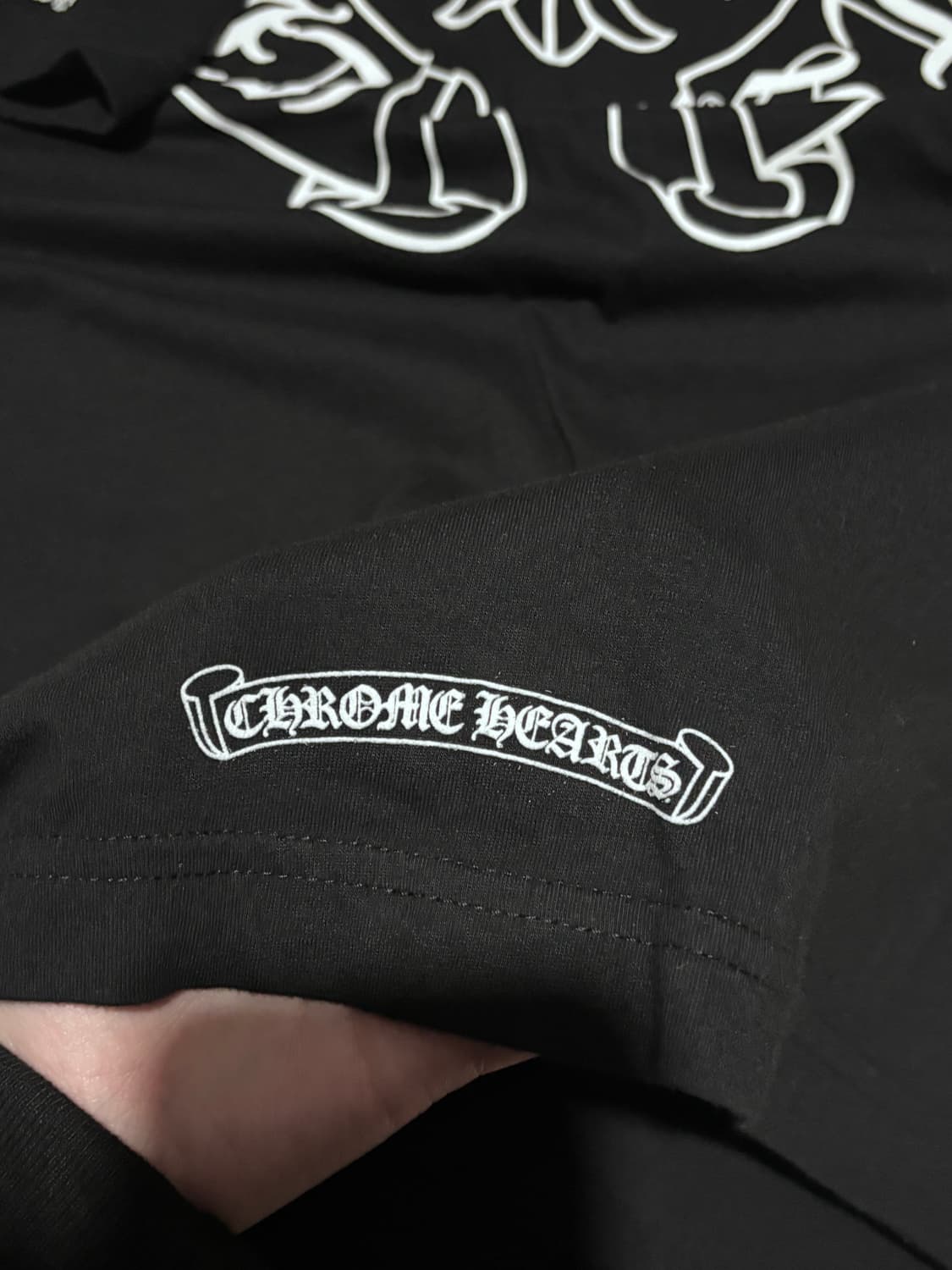 크롬하츠 홀스슈 포켓 반팔 블랙 s 상품이미지5