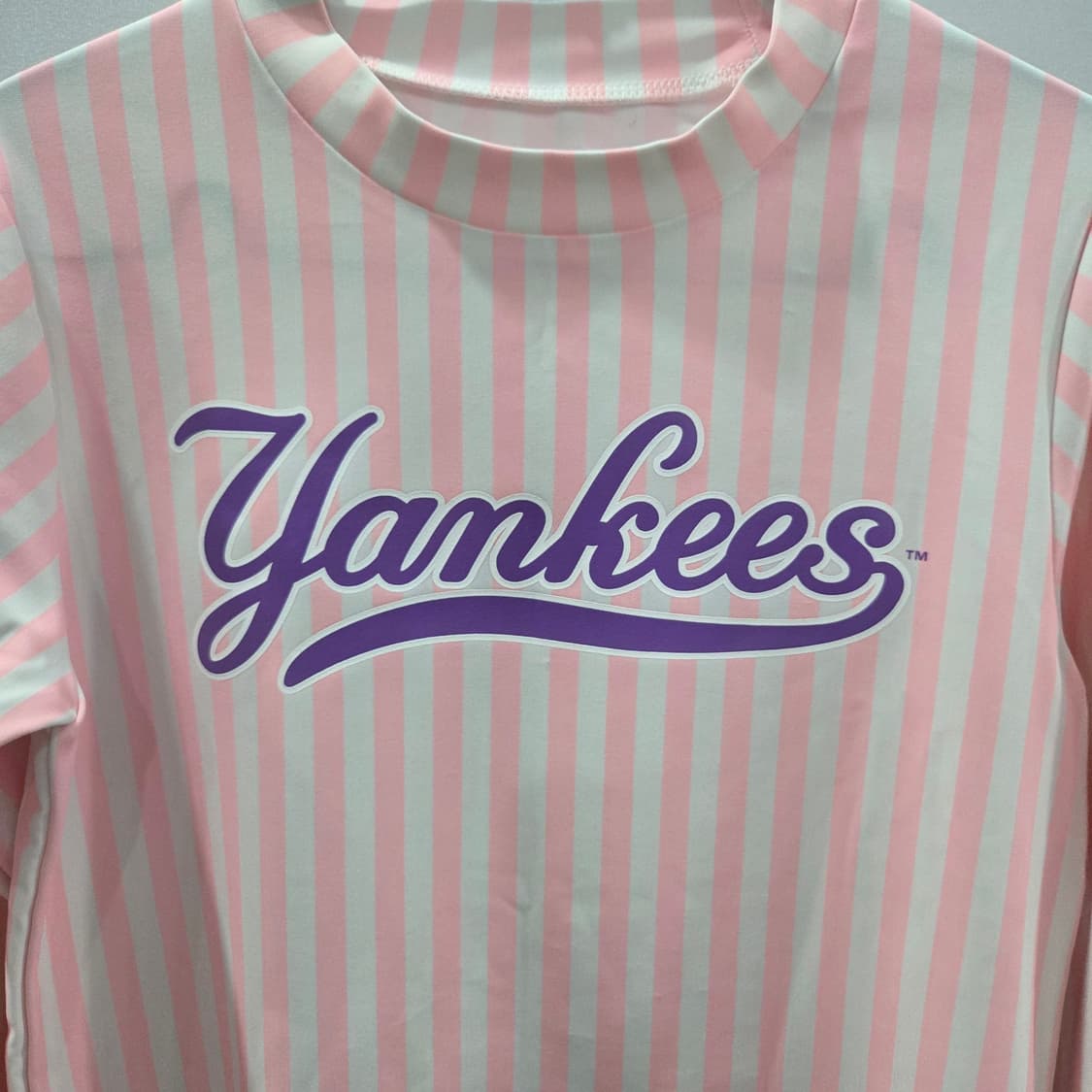 MLB 키즈 스트라이프 래쉬가드 130 상품이미지2