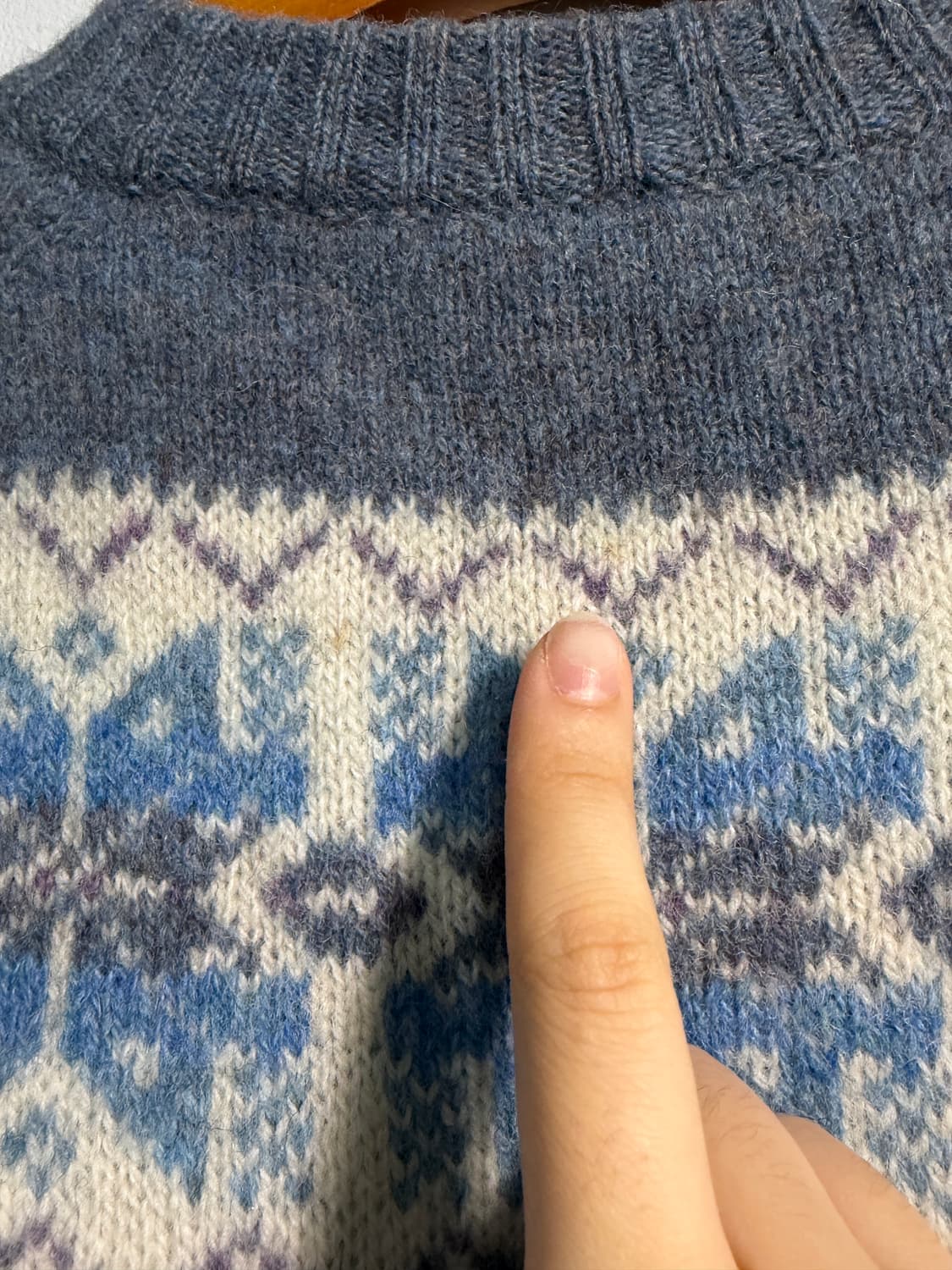 [s] 셰틀랜드 울 100% 니트 (made in Scotland)  상품이미지8