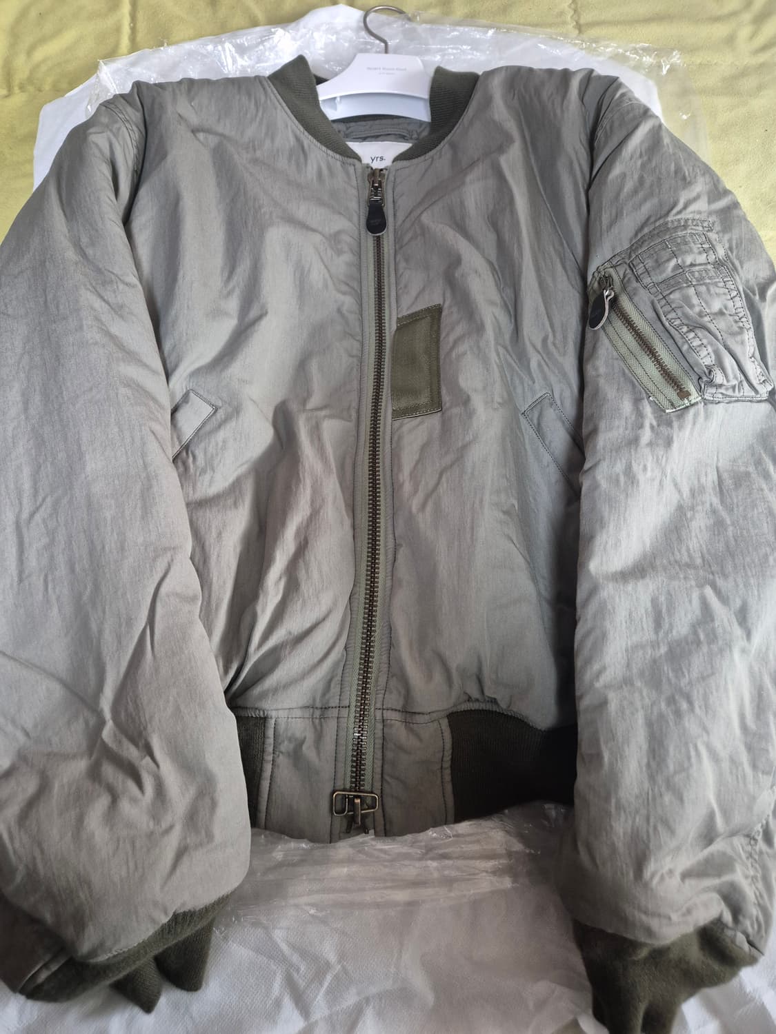 이얼즈어고 23fw 카키 울 파일 마원  상품이미지10