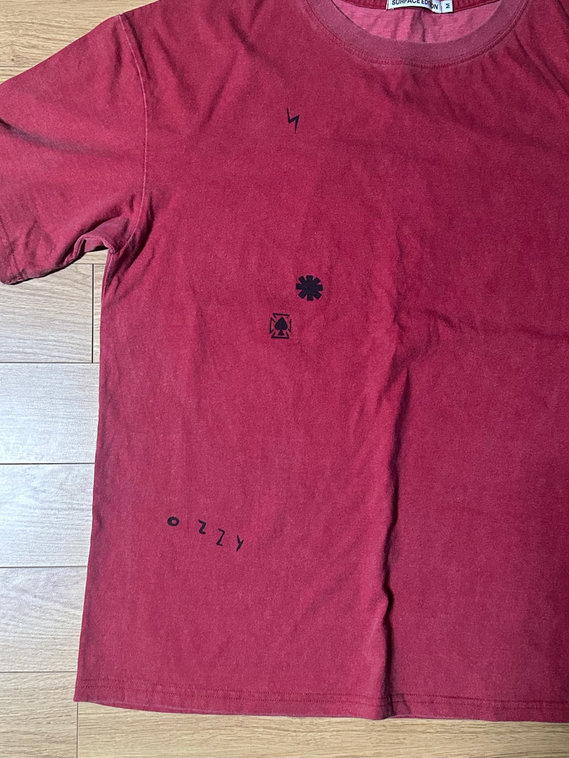 서피스에디션 TATTOO T-SHIRTS RED M 상품이미지3