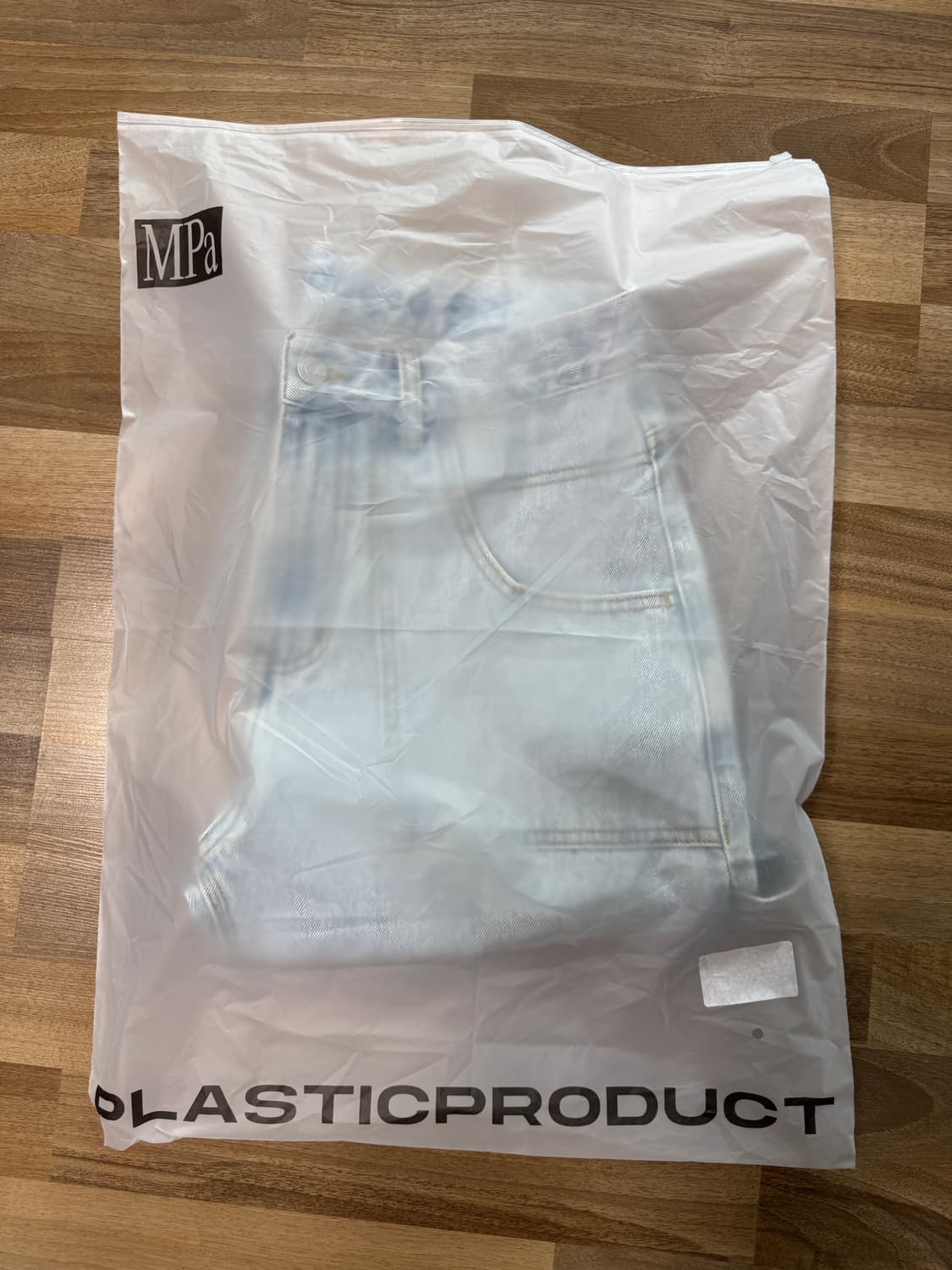 플라스틱 프로덕트 페인터 데님 팬츠 s (스틸 블루) 상품이미지5