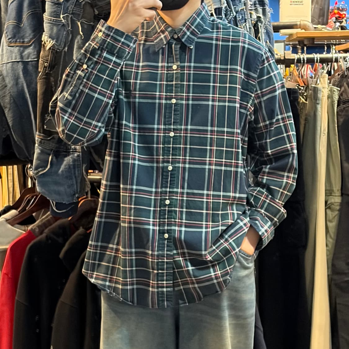 [No.9]Polo 폴로 체크 긴팔셔츠 상품이미지2