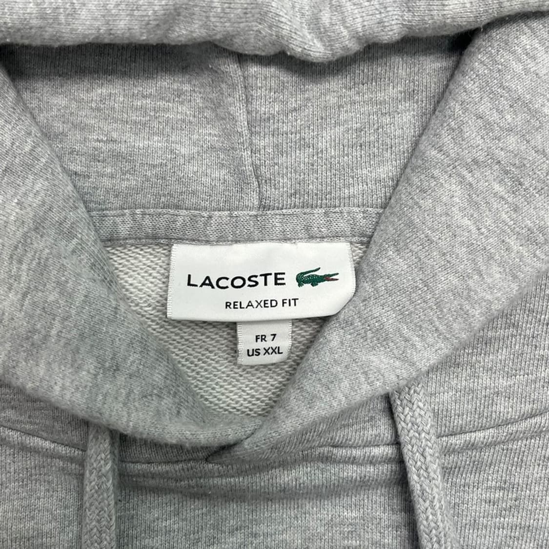 LACOSTE 그레이 후드티 US XXL 상품이미지4