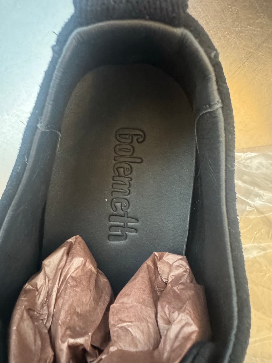 골멧 플랫토001 스웨이드 나이트블랙 280 상품이미지4