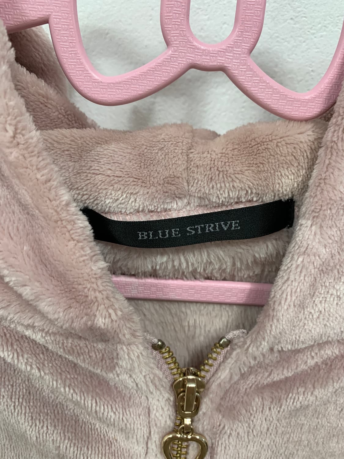 [BLUE STRIVE] 핑크 우사미미 🐰 퍼 후드집업 상품이미지8