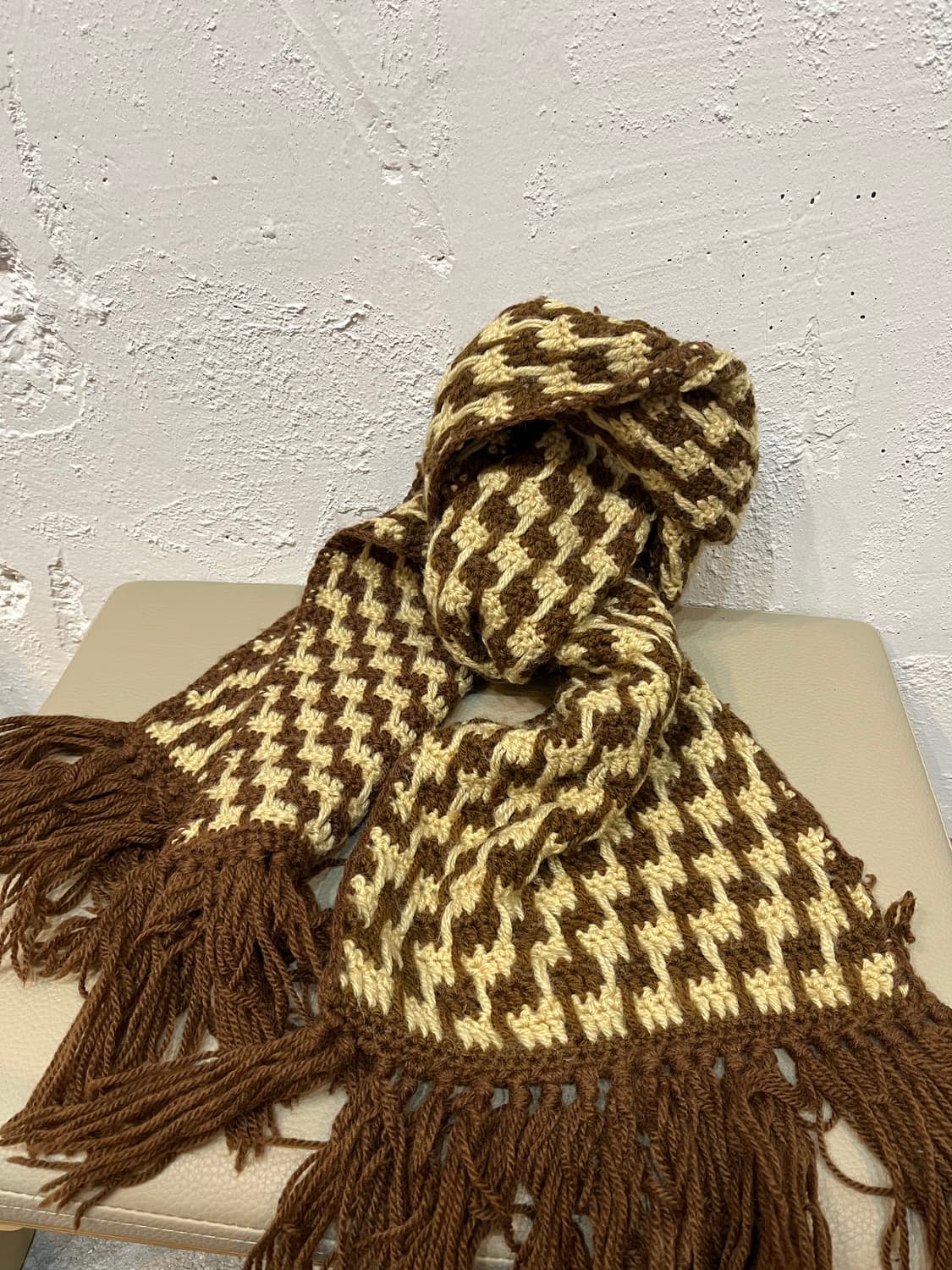 핸드메이드 니팅 머플러  상품이미지1