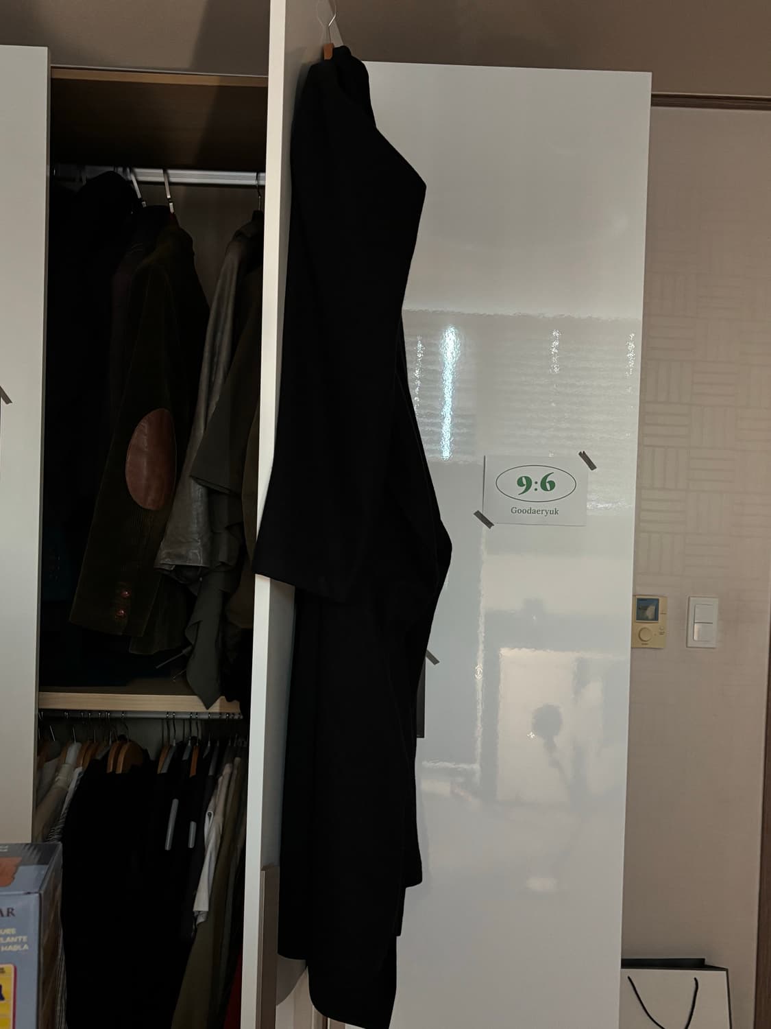 요지야마모토 펨므 FW18 드레이프 롱코트 상품이미지5