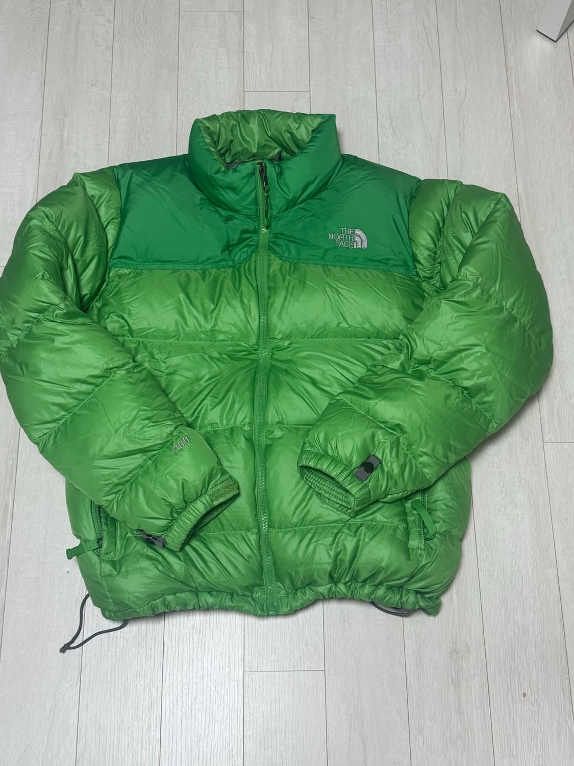 노스페이스 눕시 700패딩 연두 초록 상품이미지1