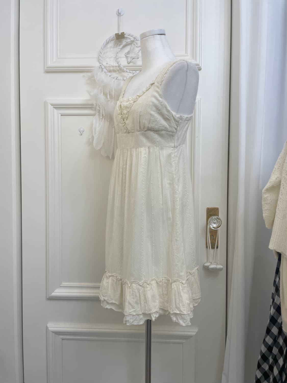 ivory bow crochet cardigan&ivoey lace em 상품이미지7