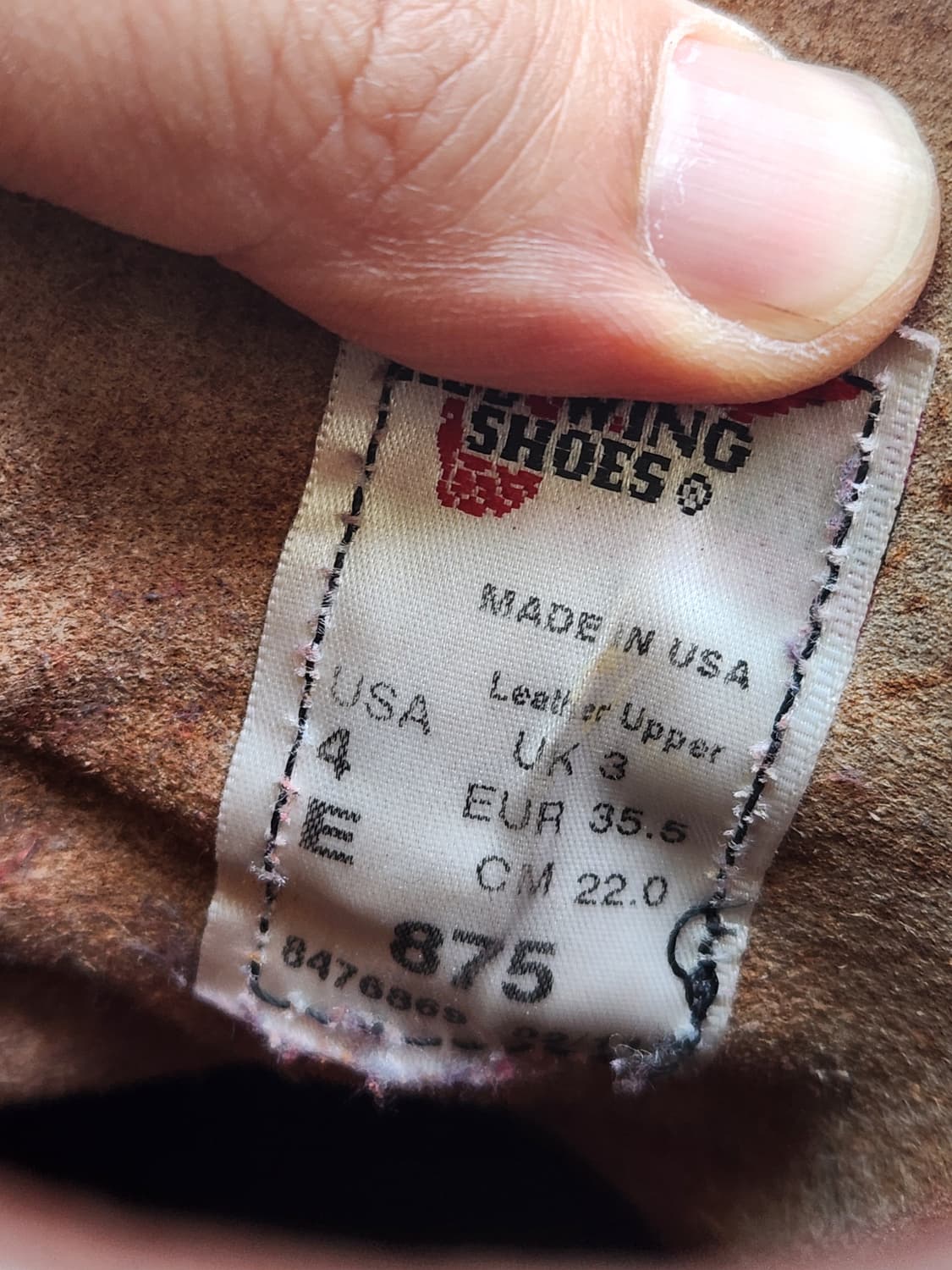 레드윙 875 목토 워커 부츠 (220) 상품이미지7