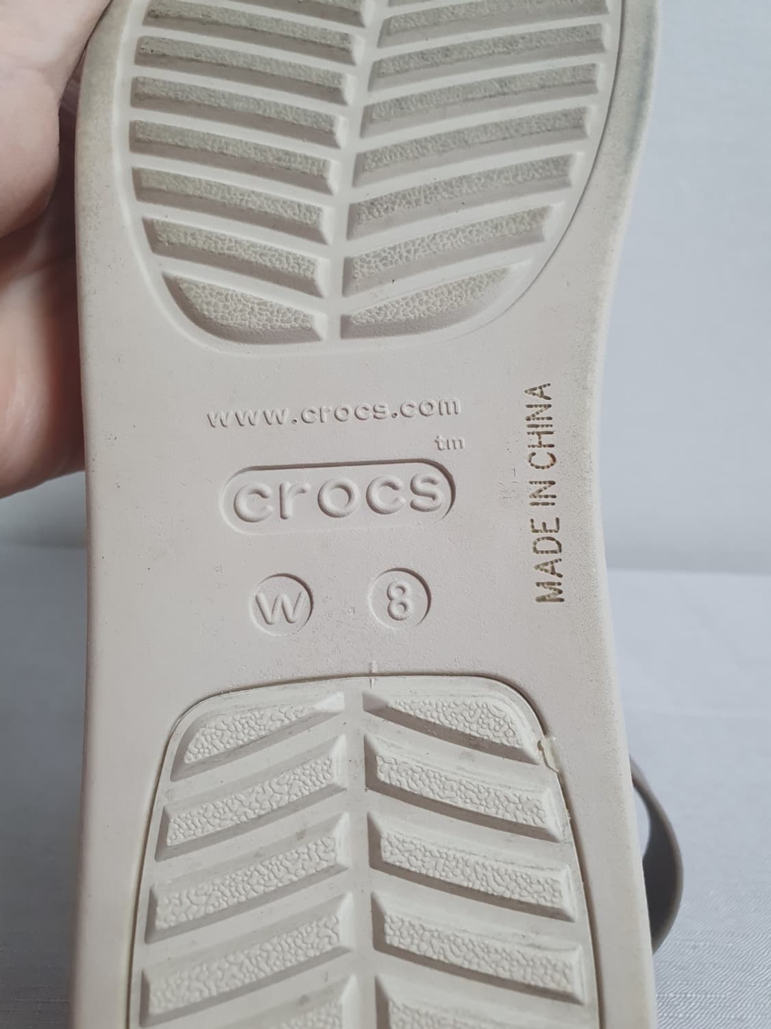 크록스 브루클린 로우 웨지 샌들 카키 본 베이지 250mm 상품이미지9
