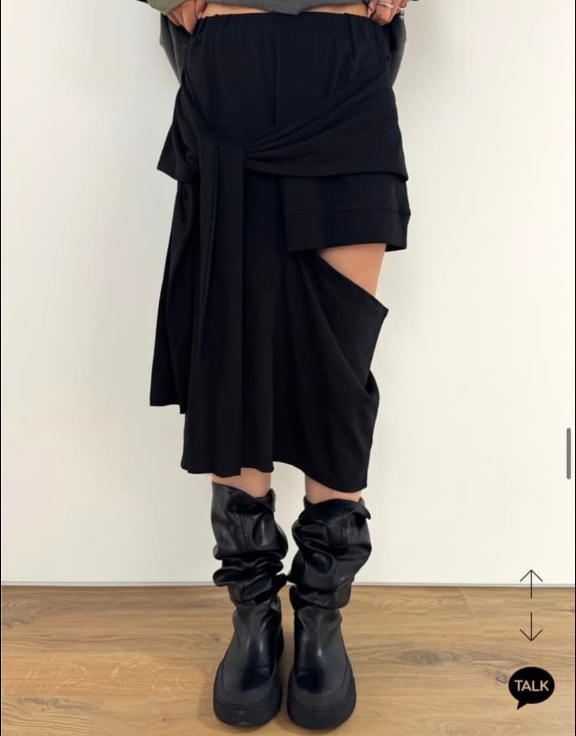 (구해요) 베이닝 veining 미디스커트  상품이미지1