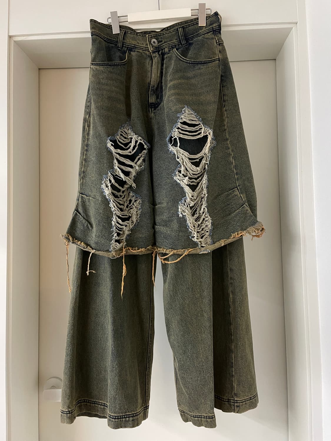 BLR 블러 레이어드 데미지 와이드진 상품이미지1