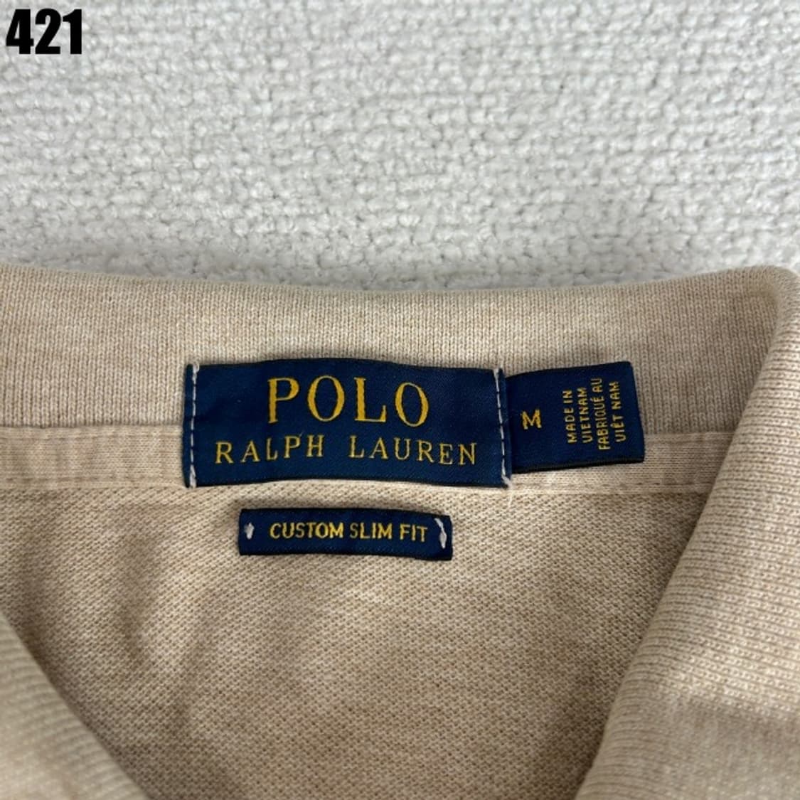 폴로 랄프로렌 베이지색 긴팔티셔츠  상품이미지2