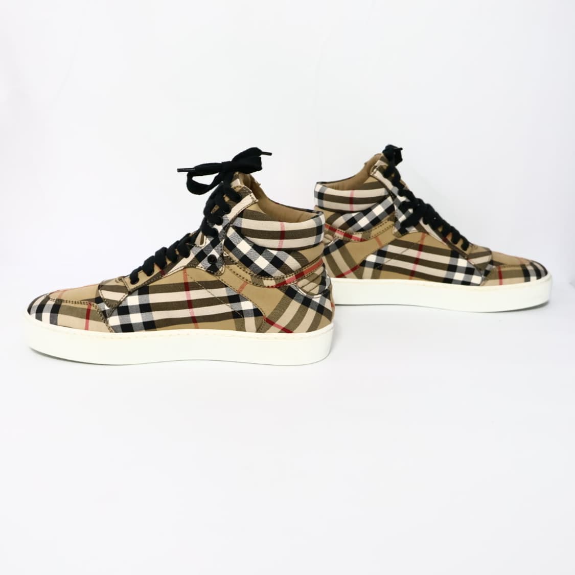 버버리 체크 하이탑 스니커즈 37/230 상품이미지4